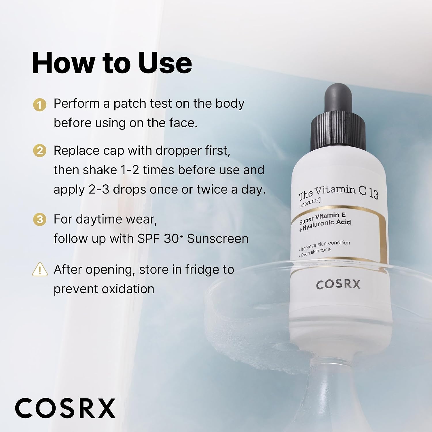 image:imageCOSRX 13 Pure Vitamin C Serum for Face Hydrating Facial Serum 067 oz Korean Vitamin C Serum for Uneven Skin Tone Dull Skin with Vitamin E amp Hyaluronic Acid Korean Skin Care