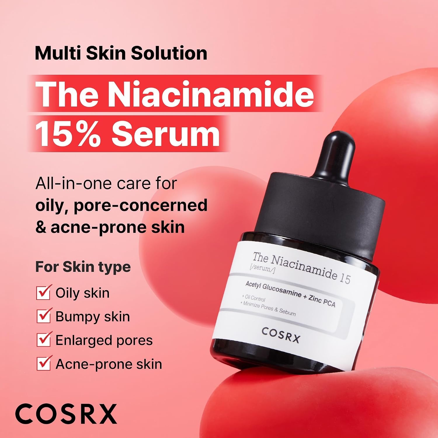 image:imageCOSRX 15 Niacinamide Face Serum 067 fl oz Pore Minimizer Serum for Face Even Skin Tone Korean Skin Care