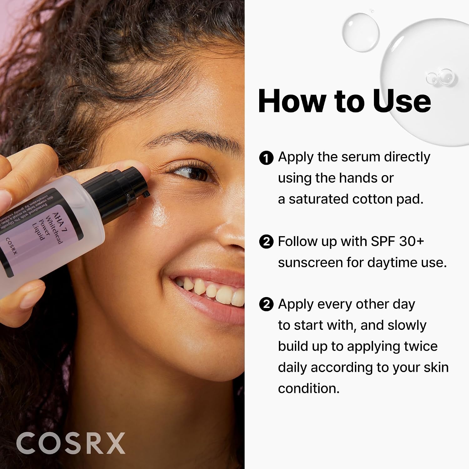 image:imageCOSRX 7 Glycolic Acid Whitehead Removing AHA Exfoliant 338 floz Resurfacing Care for Face Body Pore Minimizing Texture Smoothing Glow Boosting Korean Skin Care