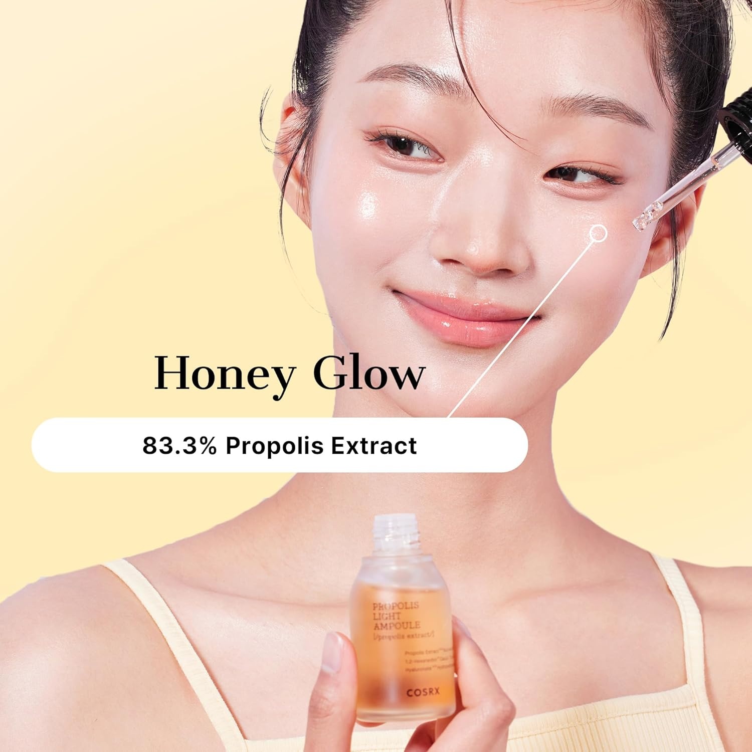 image:imageCOSRX 73 Propolis Light Ampoule for Sensitive Skin Fine Lines 101floz Glow Boosting Hydrating Essence Uneven Skin Tone Texture Care Honey Nourishment Korean Skin Care