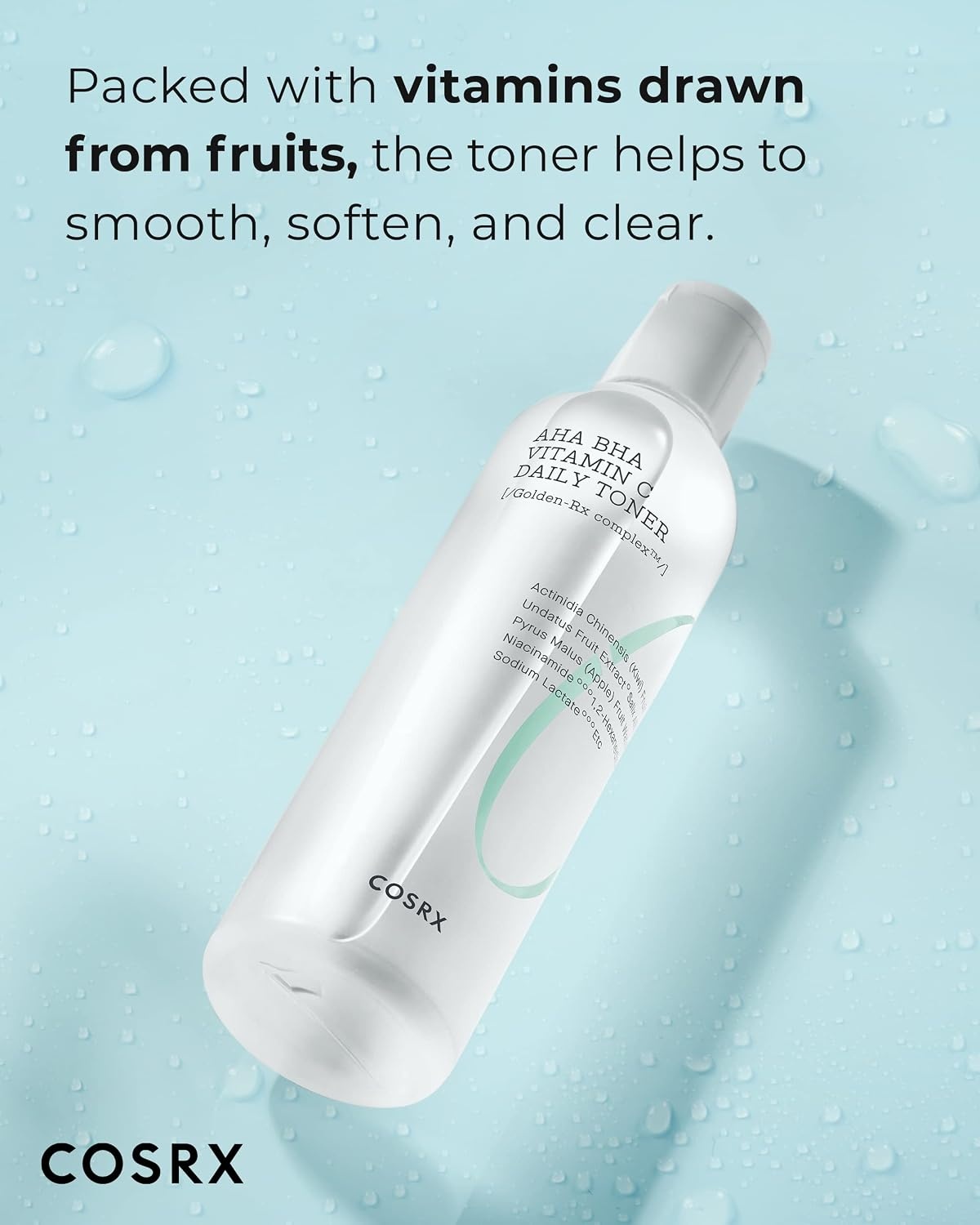 image:imageCOSRX ABC Daily Toner with AHA BHA Vitamin C Exfoliating 946 fl oz Day Night Care for Clean Radiant Skin Pore Texture Refining Refreshing Glow for Combination Oily Skin280ml 946 floz