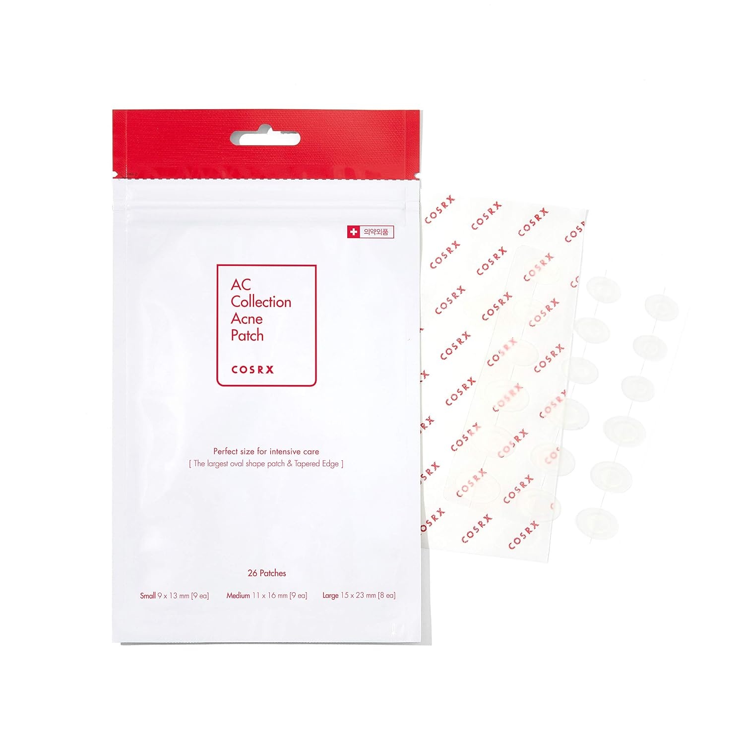 image:imageCOSRX AC Collection Acne Patch Centella Blemish Care 26 Count Spot Stickers with Centella Asiatica Extract Blemishes and Zits Cover for Face and Body