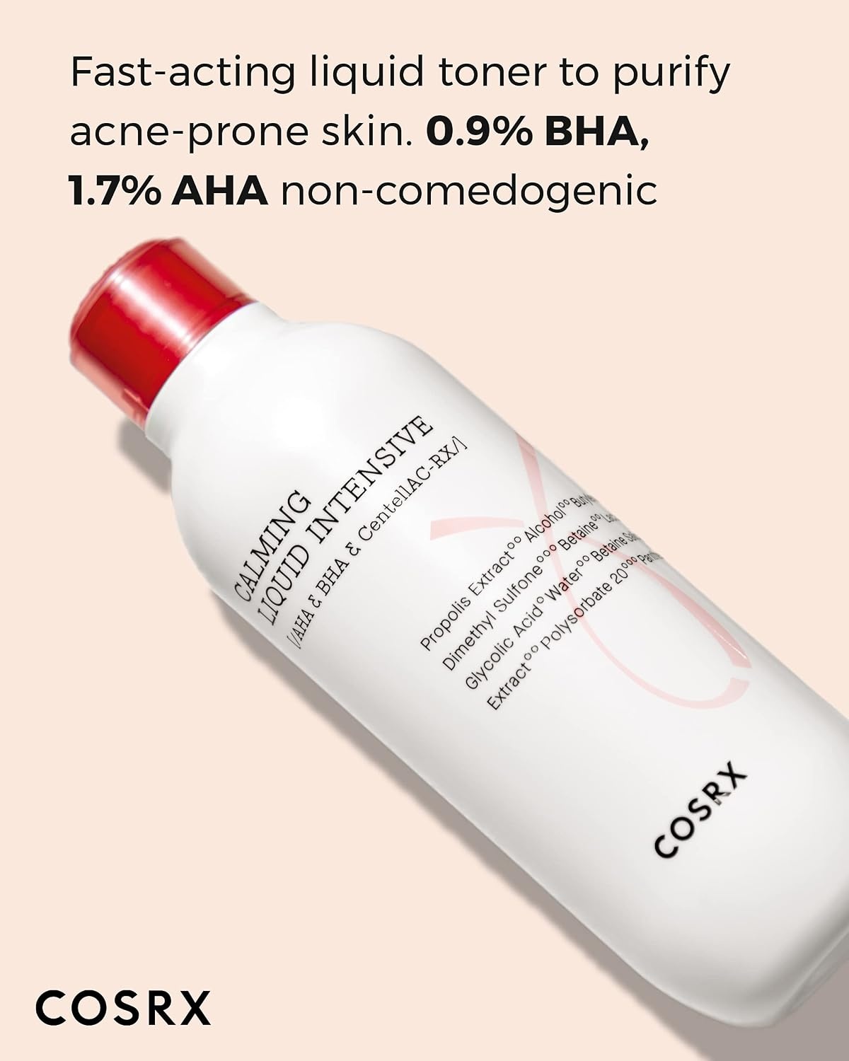 image:imageCOSRX Acne Calming Mild Toner AlcoholFree PHA Toner 422 floz Gentle Daily Care for BreakoutProne Sensitive Skin Soothing Clarifying Low Irritation Korean Skin CareIntensive Toner
