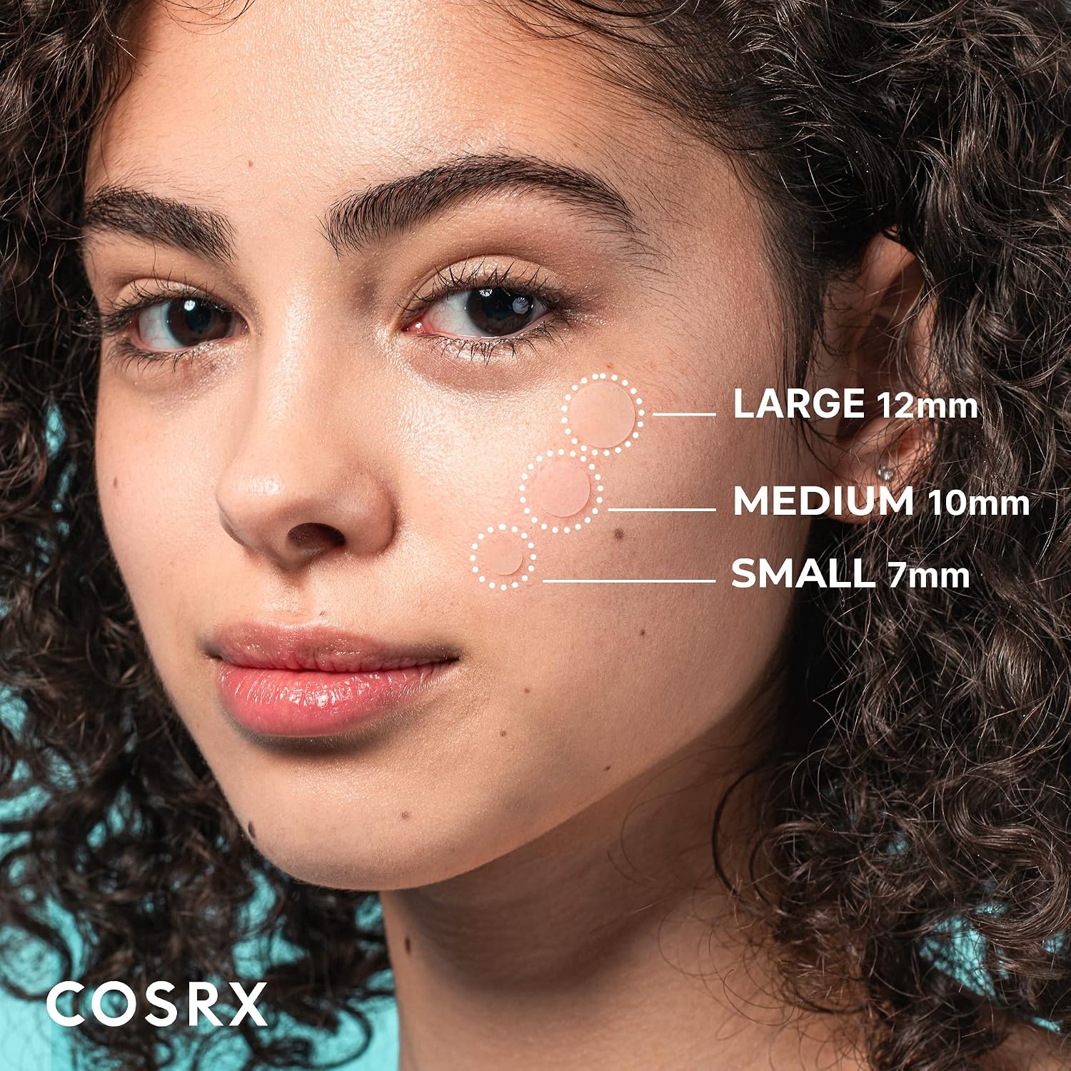 image:imageCOSRX Acne Pimple Patches Absorbing Hydrocolloid Spot 3 Size 72 Count Pimple Stickers for Blemishes and Zits Cover Absorbs Zits amp Blemish Spot Stickers for Face and Body Korean Skin Care48 Count Pack of 2