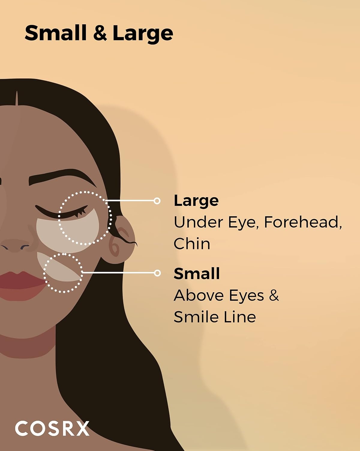 image:imageCOSRX Advanced Snail Mucin Hydrogel Eye Patch Peptide Collagen Hydrogel Eye Patch Korean Skin Care