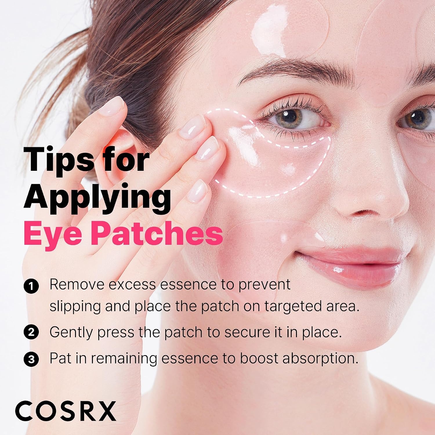 image:imageCOSRX Advanced Snail Mucin Hydrogel Eye Patch Peptide Collagen Hydrogel Eye Patch Korean Skin Care