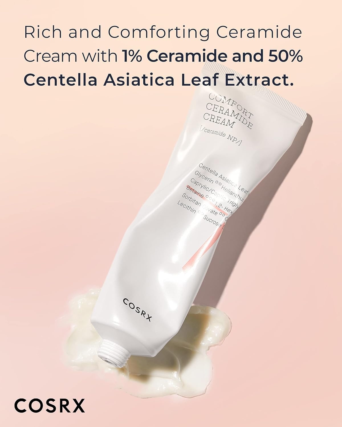 image:imageCOSRX Balancium Comfort Ceramide Cream Centella Asiatica Cream 282 oz Matte Balm Texture Moisturizer Skin Barrier Strengthening for Dry Sensitive Skin Paraben Free Korean Skin Care