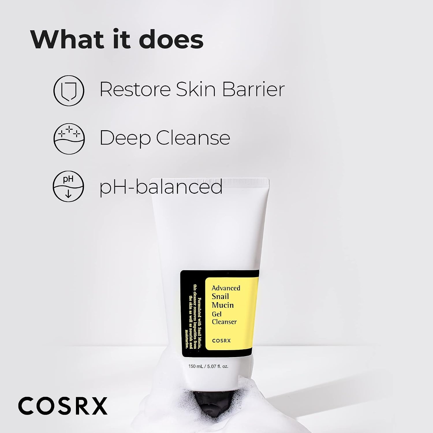 image:imageCOSRX Glass Skin Ritual Snail 92 Cream amp Snail Gel Cleanser Daily Face Gel Moisturizer and Cleanser for dry amp Senstive Skin