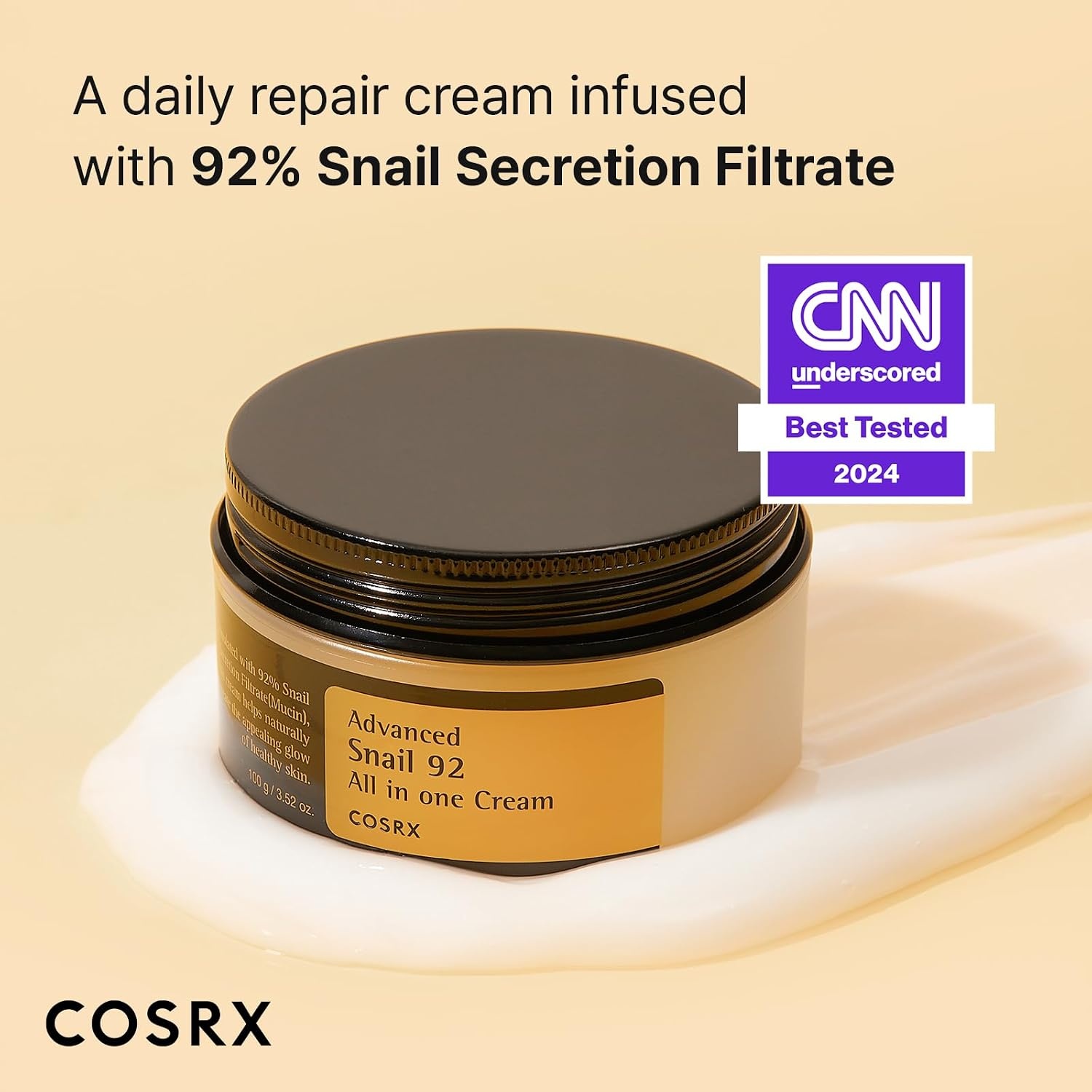 image:imageCOSRX Glass Skin Ritual Snail 92 Cream amp Snail Gel Cleanser Daily Face Gel Moisturizer and Cleanser for dry amp Senstive Skin