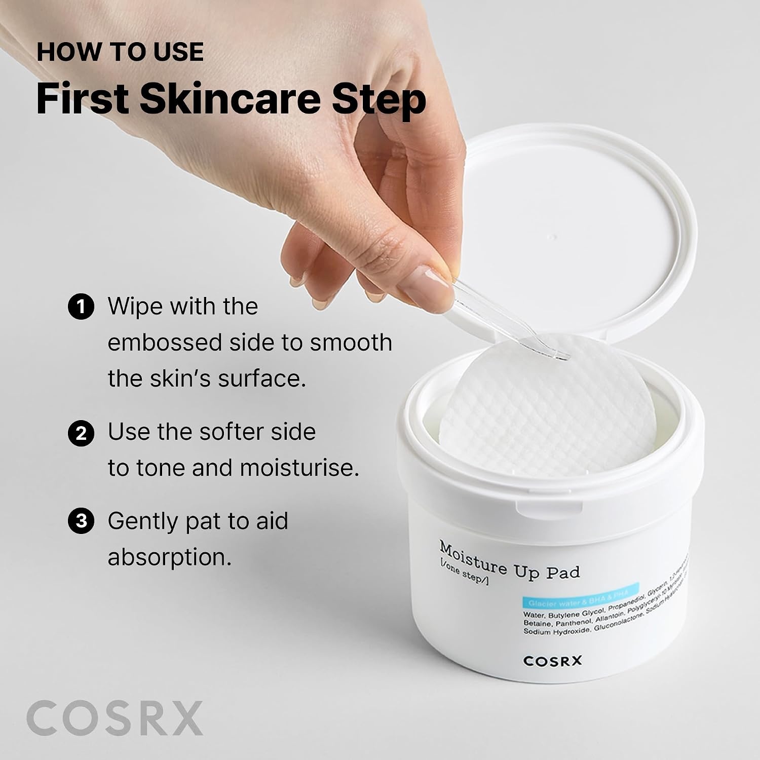 image:imageCOSRX Green Calming Pads 70 Sheets Exfoliating Pads for Sensitive amp Irritated Skin Soothingm Hydrating Refreshing Korean Skin CareAlaska glacier water Moisture Pads