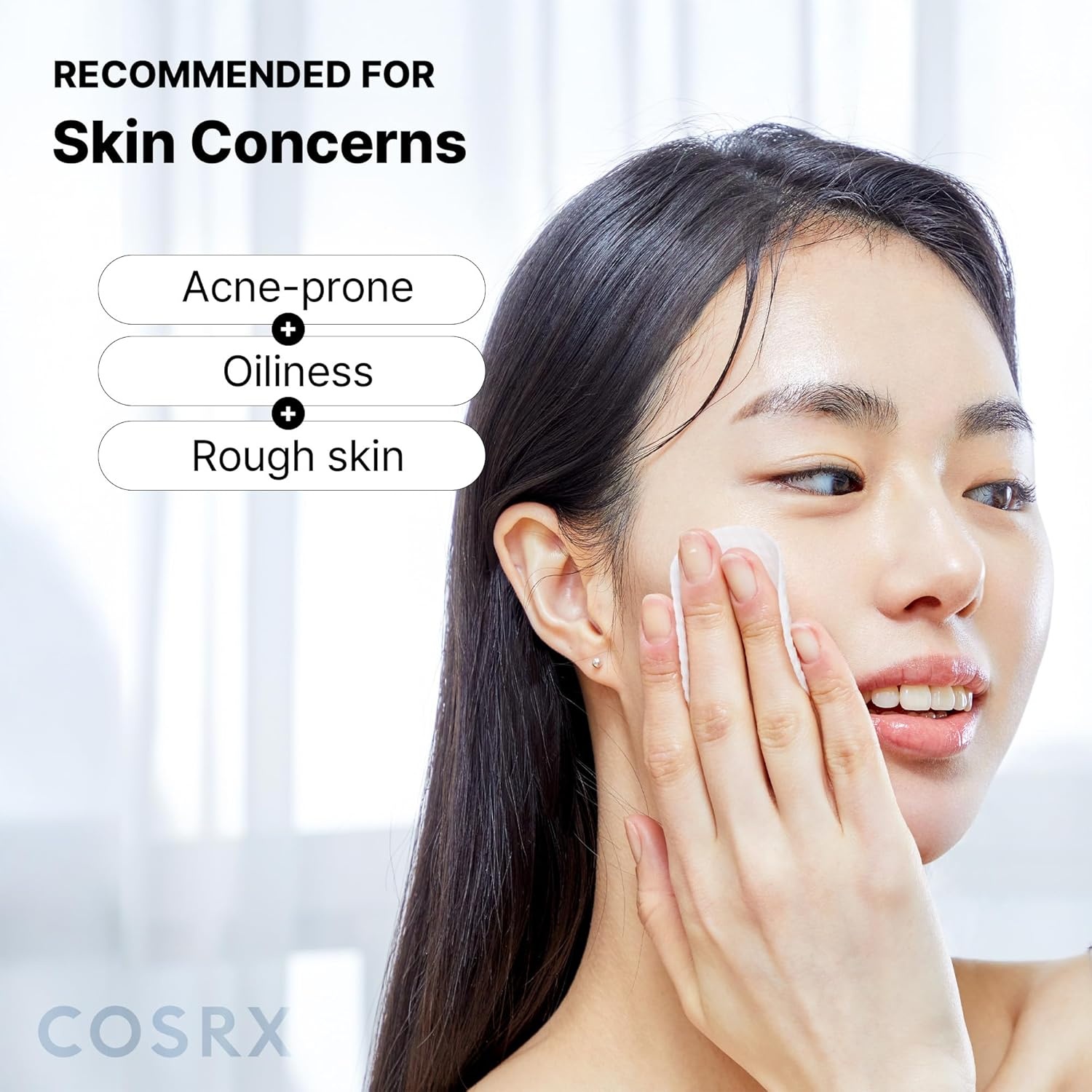 image:imageCOSRX Green Calming Pads 70 Sheets Exfoliating Pads for Sensitive amp Irritated Skin Soothingm Hydrating Refreshing Korean Skin CareBHA Clear Pads