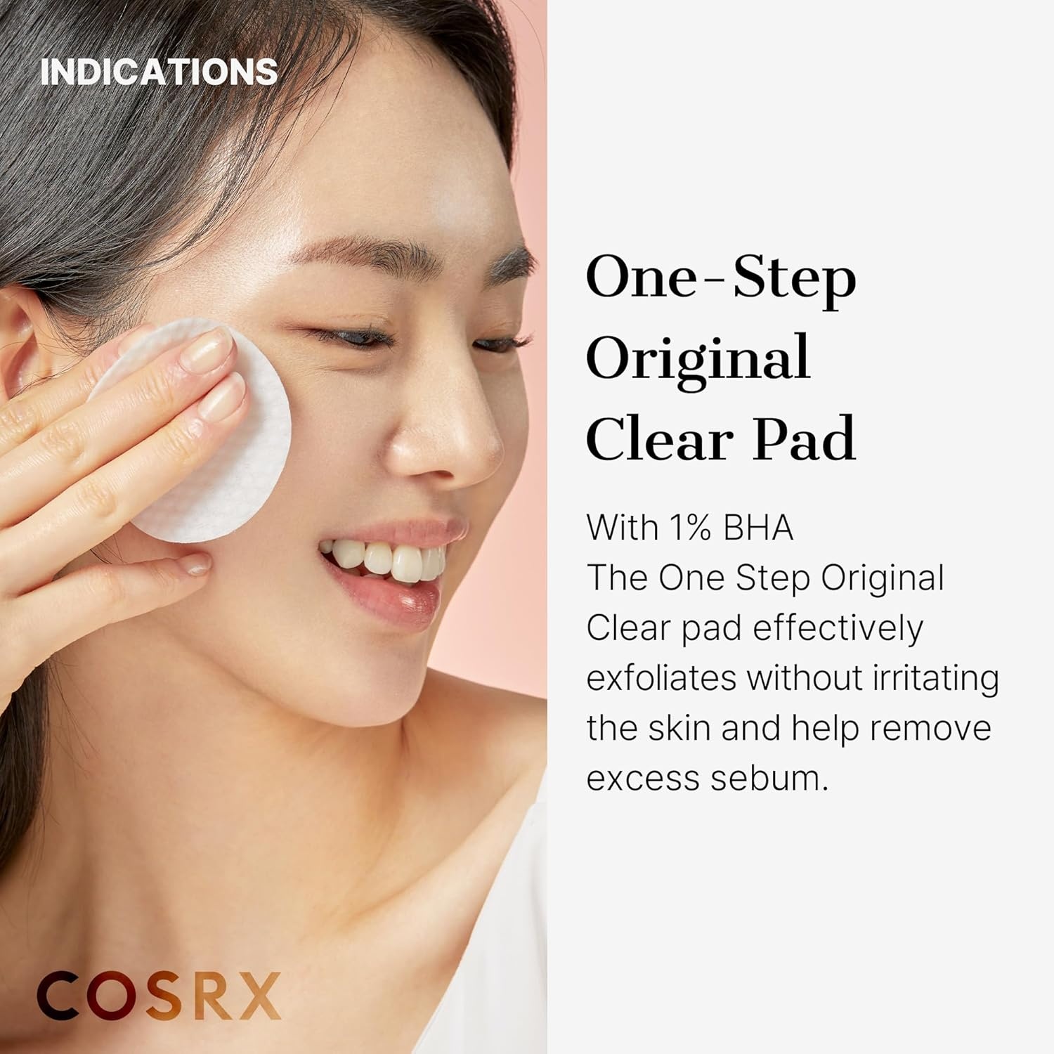 image:imageCOSRX Green Calming Pads 70 Sheets Exfoliating Pads for Sensitive amp Irritated Skin Soothingm Hydrating Refreshing Korean Skin CareBHA Clear Pads