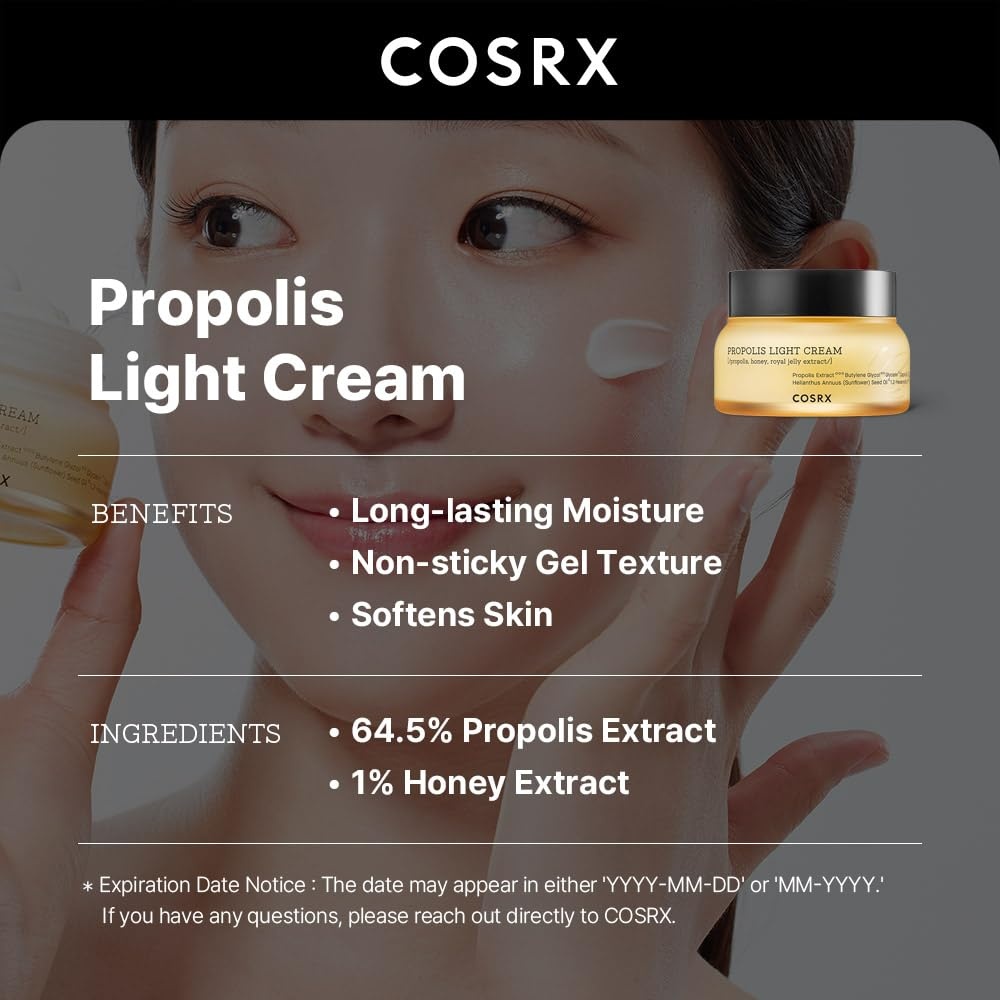 image:imageCOSRX Honey Glow Ritual Honey Toner Cream Daily Moisturizing Korean Cream amp Moisturizer Moisture Boosting Duo Korean Skin Care For all Skin Types Paraben Free
