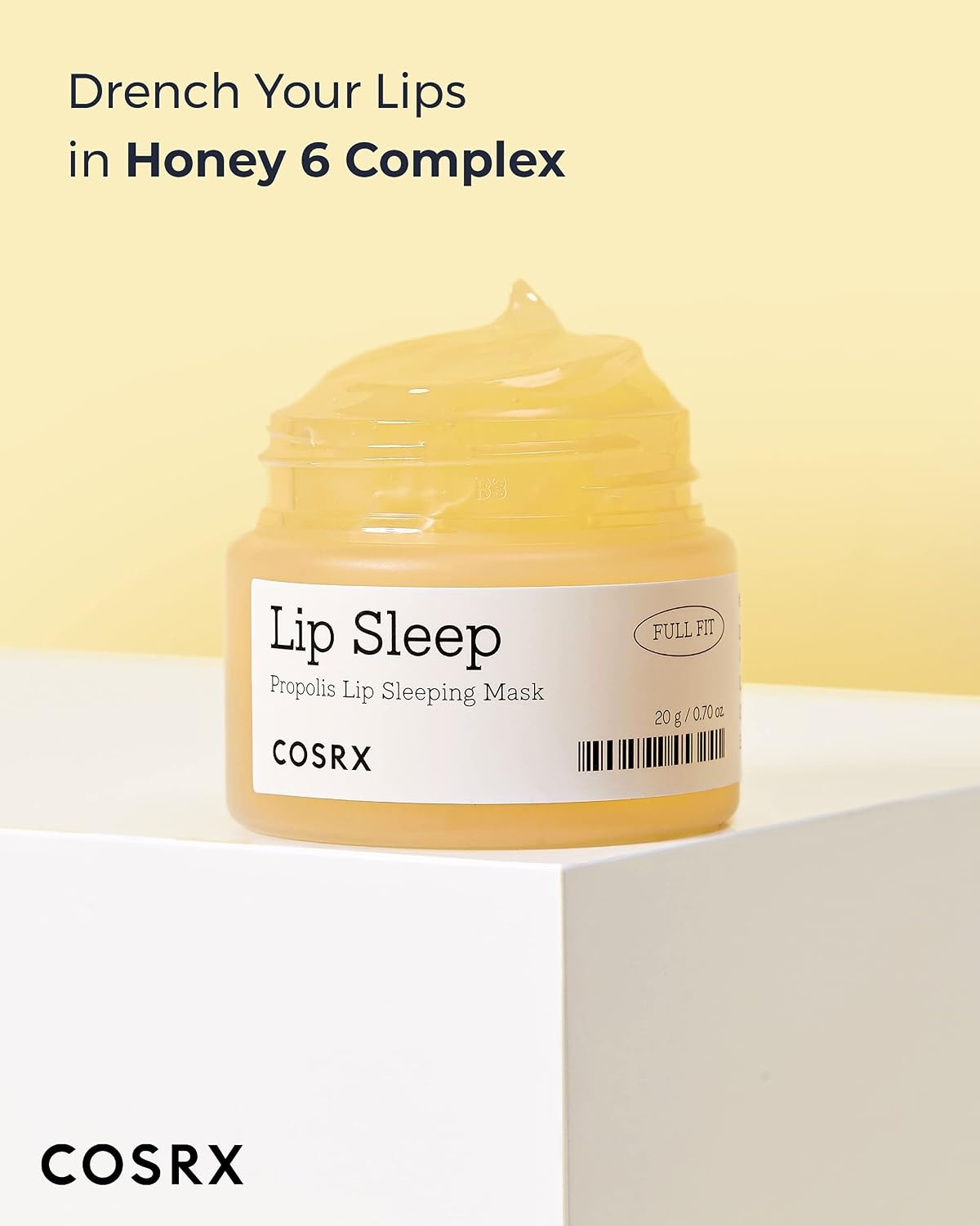 image:imageCOSRX Honey Sugar Lip Scrub Lip Exfoliator for Dry Chapped Lips 07 oz Shea Butter Enriched Melting Balm Overnight Sleeping Care Smooth Soft Finish Fragrance Free Korean Skin Care067 Fl Oz Pack of 1