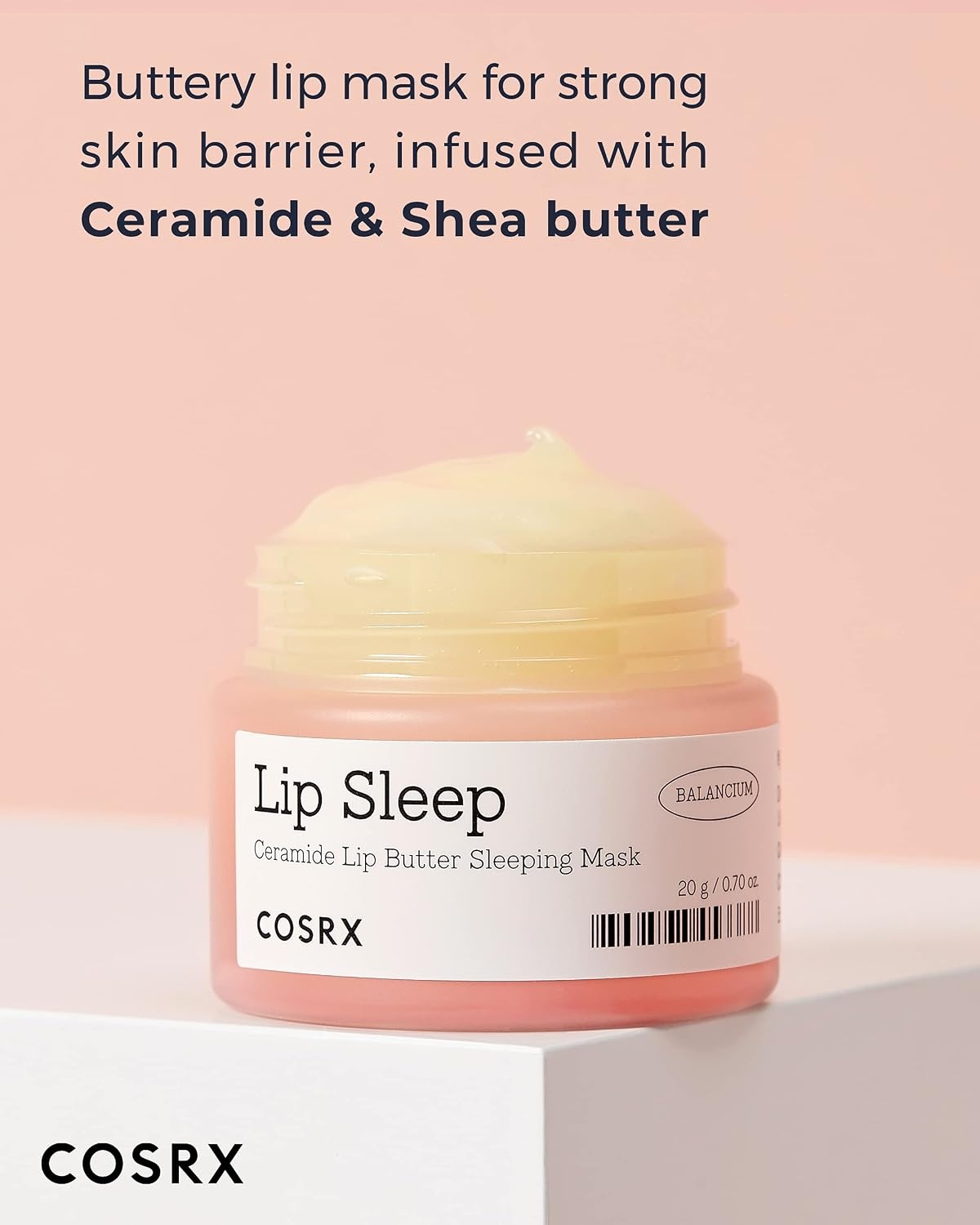 image:imageCOSRX Honey Sugar Lip Scrub Lip Exfoliator for Dry Chapped Lips 07 oz Shea Butter Enriched Melting Balm Overnight Sleeping Care Smooth Soft Finish Fragrance Free Korean Skin Care070 Fl Oz Pack of 1