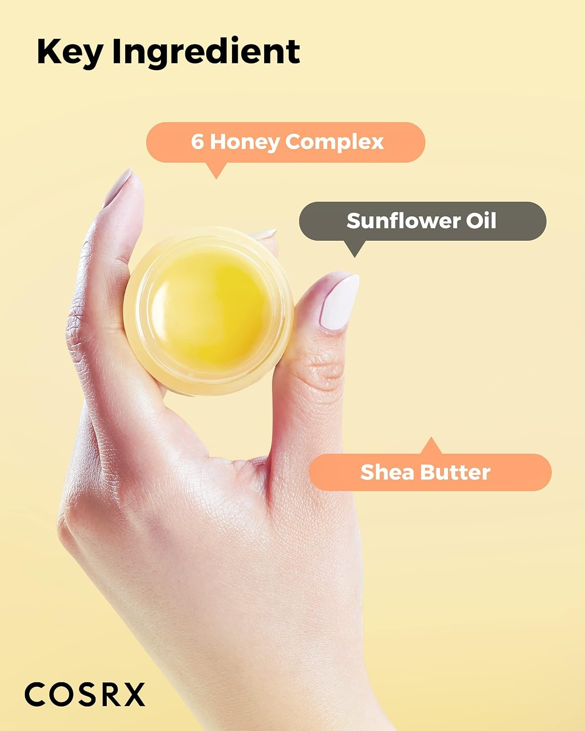 image:imageCOSRX Honey Sugar Lip Scrub Lip Exfoliator for Dry Chapped Lips 07 oz Shea Butter Enriched Melting Balm Overnight Sleeping Care Smooth Soft Finish Fragrance Free Korean Skin Care067 Fl Oz Pack of 1