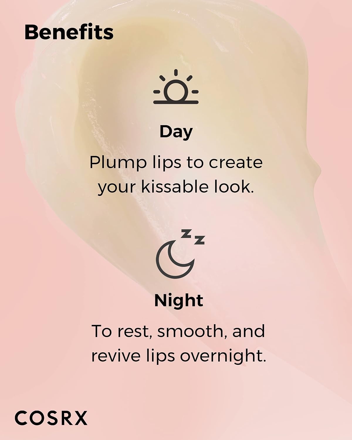 image:imageCOSRX Honey Sugar Lip Scrub Lip Exfoliator for Dry Chapped Lips 07 oz Shea Butter Enriched Melting Balm Overnight Sleeping Care Smooth Soft Finish Fragrance Free Korean Skin Care070 Fl Oz Pack of 1