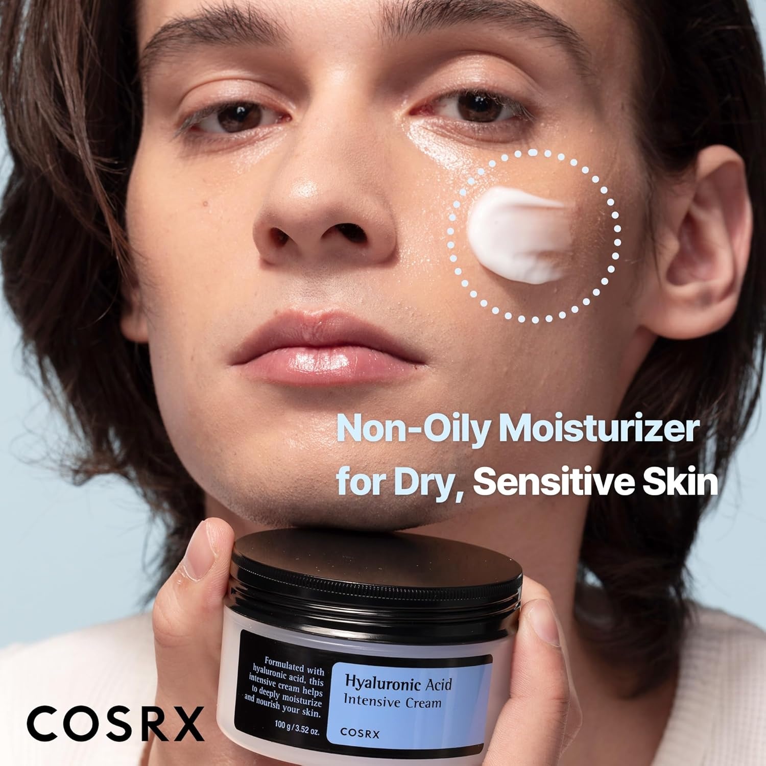 image:imageCOSRX Hyaluronic Acid Cream Daily Moisturizer for Sensitive Skin 352 oz Lightweight NonGreasy Longlasting Hydration for Glass Skin Moisture Barrier Repair Korean Skin Care 352 oz