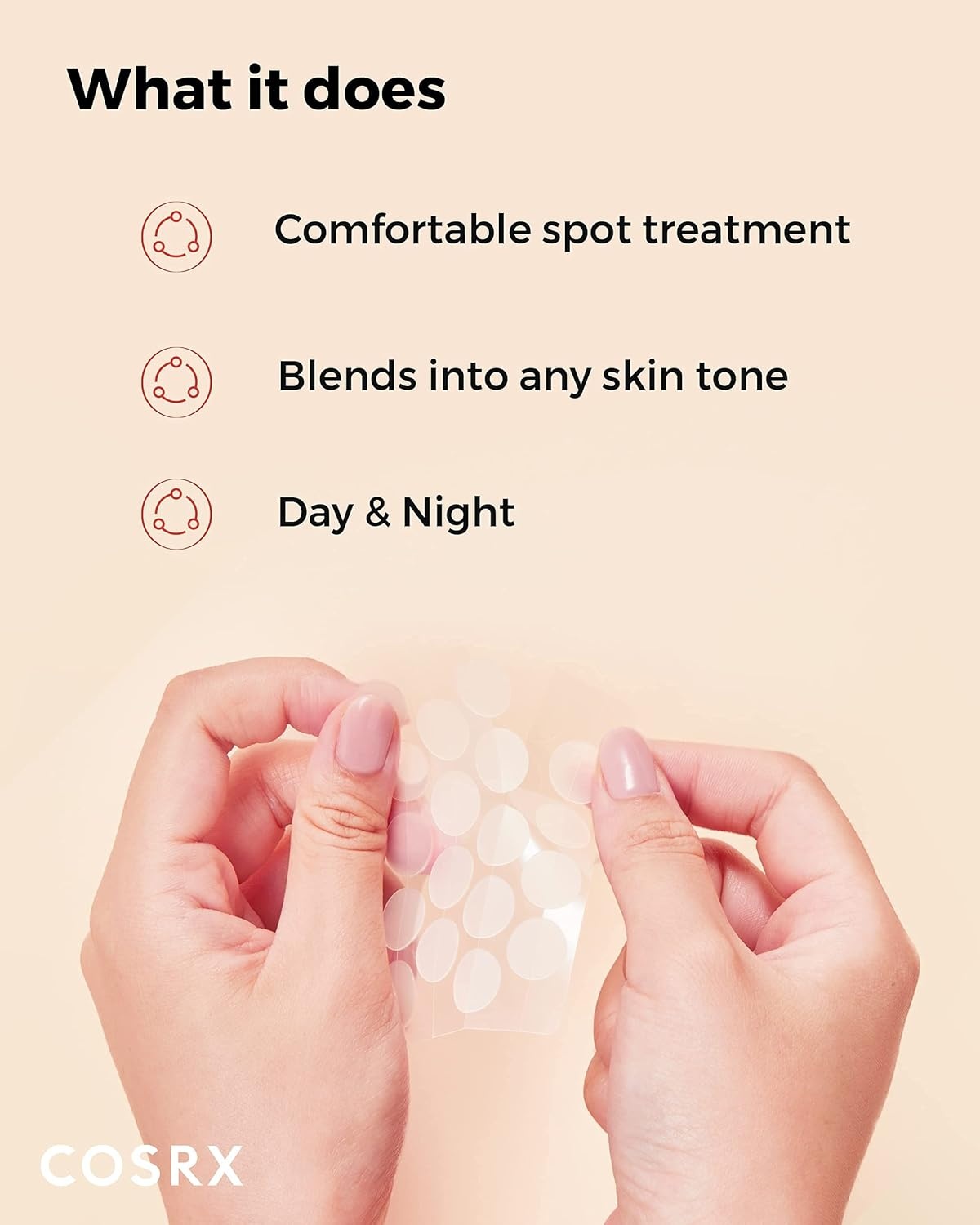 image:imageCOSRX Master Patch Basic Value Pack Absorbing Hydrocolloid 90 Counts Overnight Acne Patch Hydrocolloid Blemish Spot Sticker for Face Strong adhesion amp Thicker Spot Cover 1 Sizes90 Count Pack of 1