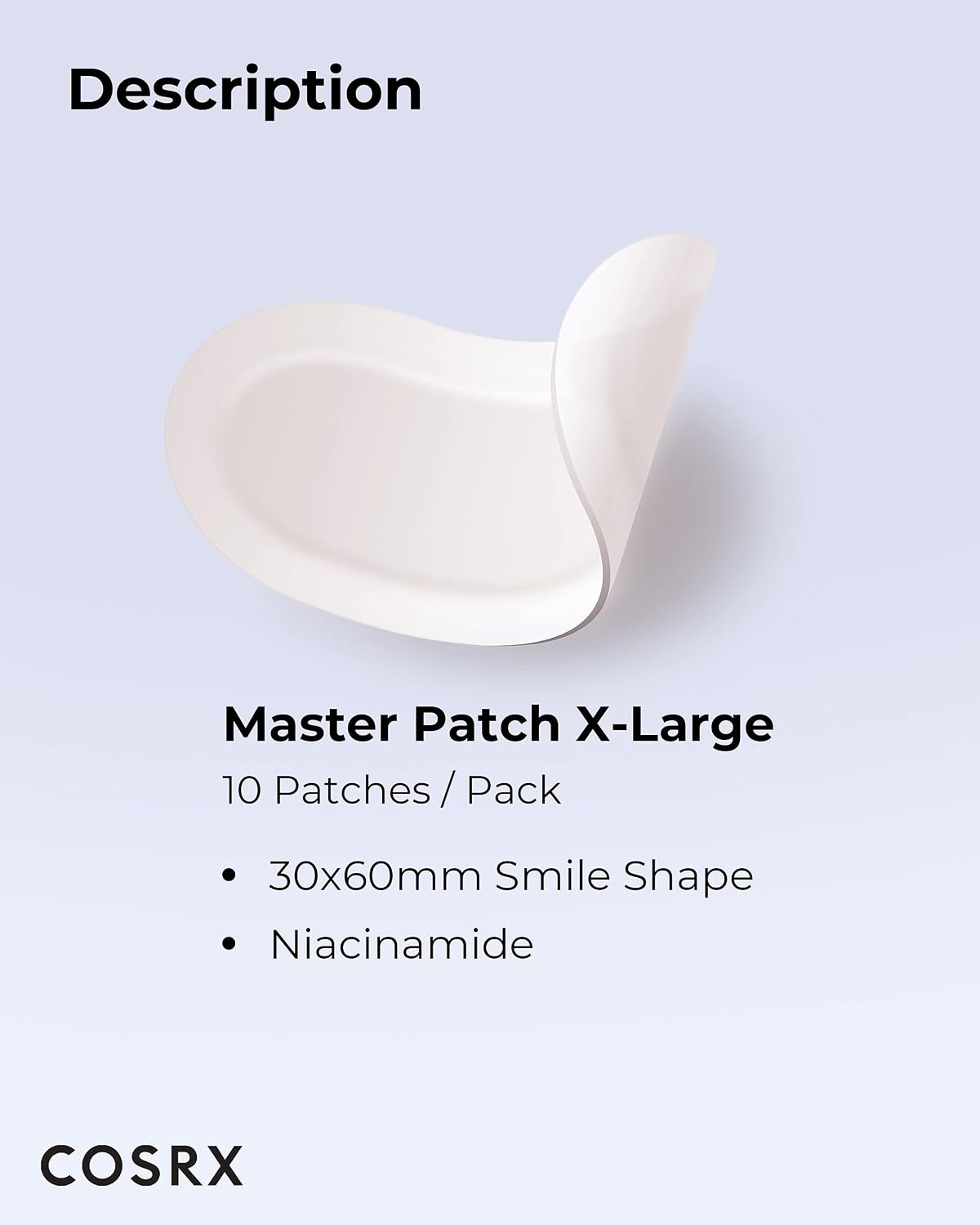 image:imageCOSRX Master Patch Intensive OvalShaped Patches XLarge 10 Counts Hydrocolloid Pimple Stickers with Tea Tree Oil amp Salicylic Acidm Quick amp Easy Blemish Zit Spot Treatment Korean Skin care