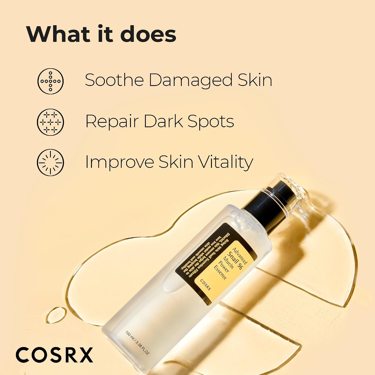 image:imageCOSRX Micellar for Sensitive Skin Snail 96 Mucin Power Essence amp Low pH Niacinamide Micellar Cleansing Water Hydrating Radiating Serum amp Daily Cleanser for Sensitive Skin Korean Skin Care