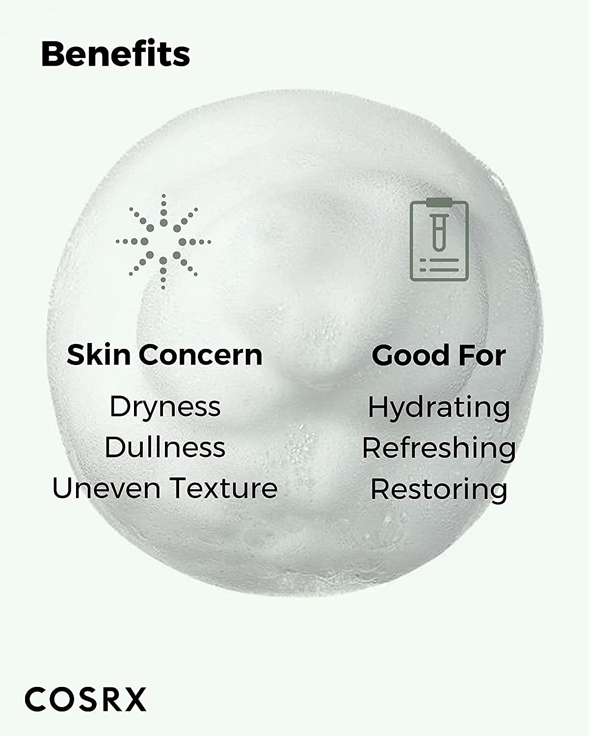 image:imageCOSRX Morning Skincare Routine Low pH Good Morning Gel Cleanser Low pH Good Night Soft Peeling Gel Cleanse and Exfoliate Sensitive Skin PHA Korean Skin Care