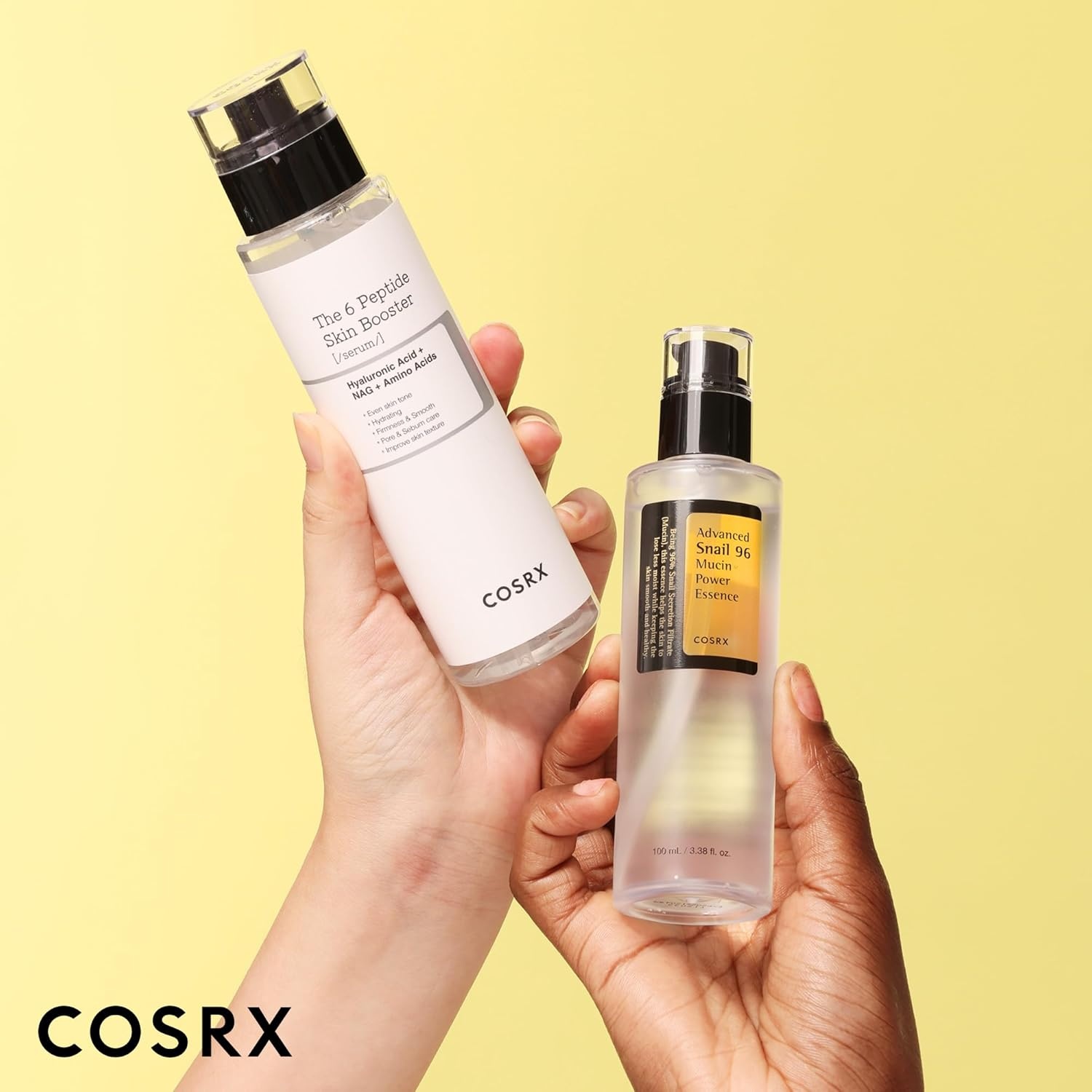 image:imageCOSRX Niacinamide 15 Peptide Booster Serum Set Pore Care amp Hydration Amazon Exclusive Korean Skin Care Set Gift Sets for Pore Care Hydration Glow Elasticity amp SmootherLooking SkinSnail 96 Peptide Set