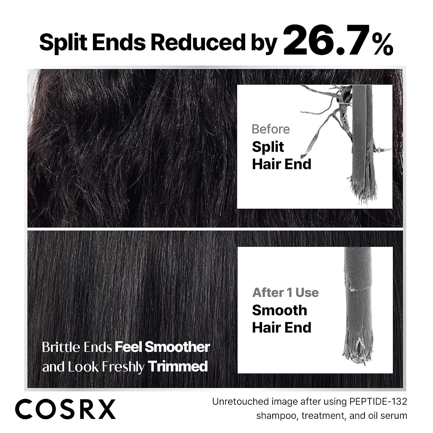 image:imageCOSRX PEPTIDE 132 Glow Hair Care Set Bonding Treatment Bonding Oil Serum