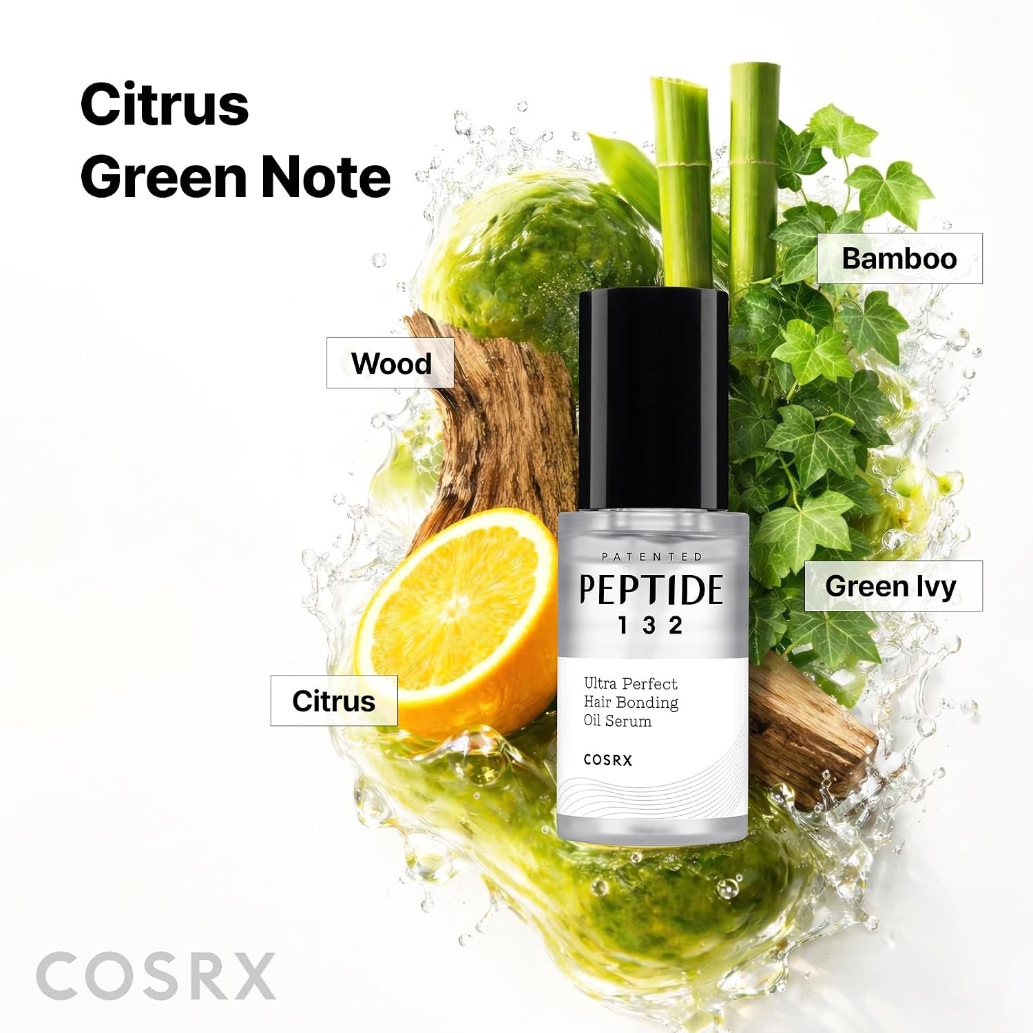 image:imageCOSRX PEPTIDE 132 Hair Bonding Oil Serum Split End Repair 094 fl oz Keratin Care for Frizzy Dry Damaged Hair Adds Gloss Shine Lightweight NonGreasy Finish Korean Hair Care