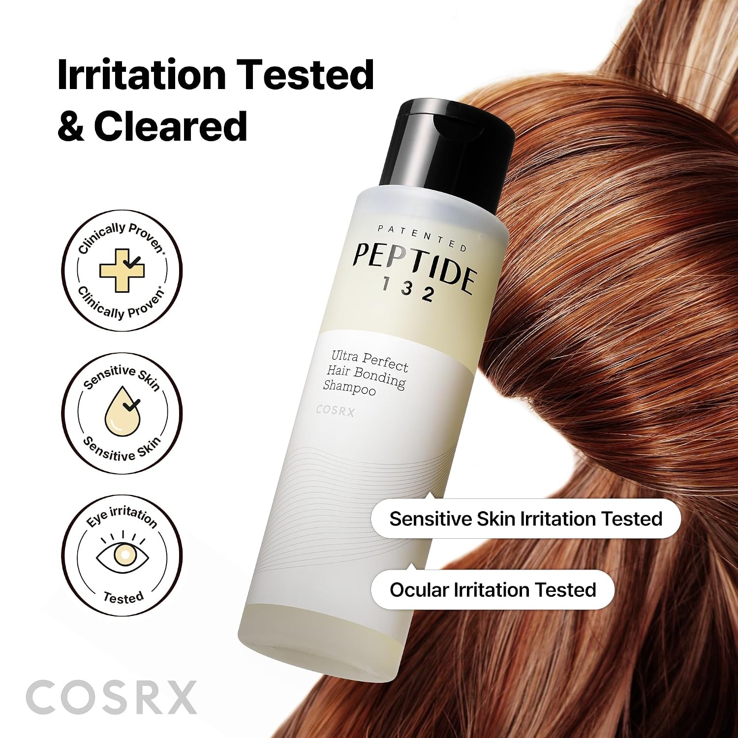 image:imageCOSRX PEPTIDE 132 Hair Bonding Shampoo Scalp amp Dandruff Care 338 fl oz Daily Peptide Care Strengthens Damaged Brittle Hair Itchiness Flake Relief For All Hair Types Korean Hair Care338 Fl Oz Pack of 1