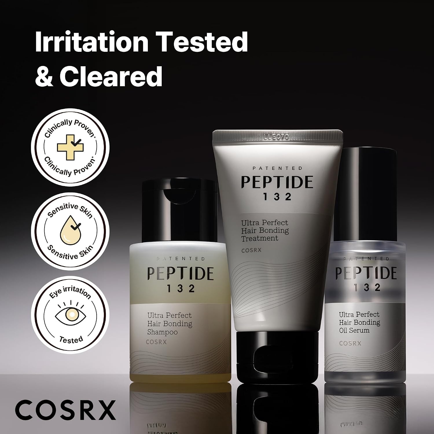 image:imageCOSRX PEPTIDE 132 Hair Care Kit Scalp Care Shampoo Treatment amp Serum Keratin amp Peptide Care for Damaged Dry Hair Dandruff amp Itchy Scalp Relief Split End Strengthening Hair Gift SetMini Size