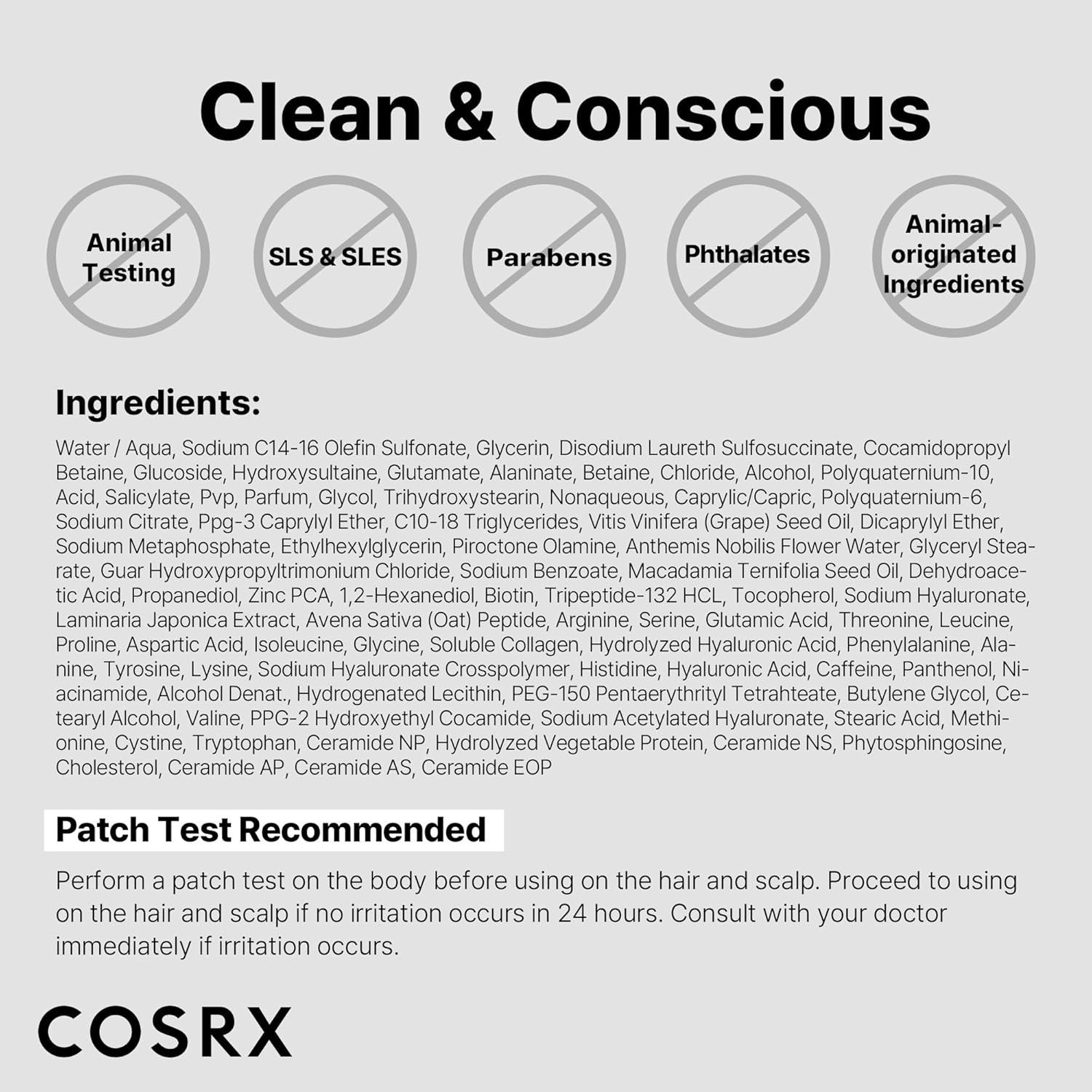 image:imageCOSRX PEPTIDE 132 Hair Care Kit Scalp Care Shampoo Treatment amp Serum Keratin amp Peptide Care for Damaged Dry Hair Dandruff amp Itchy Scalp Relief Split End Strengthening Hair Gift SetFull Size