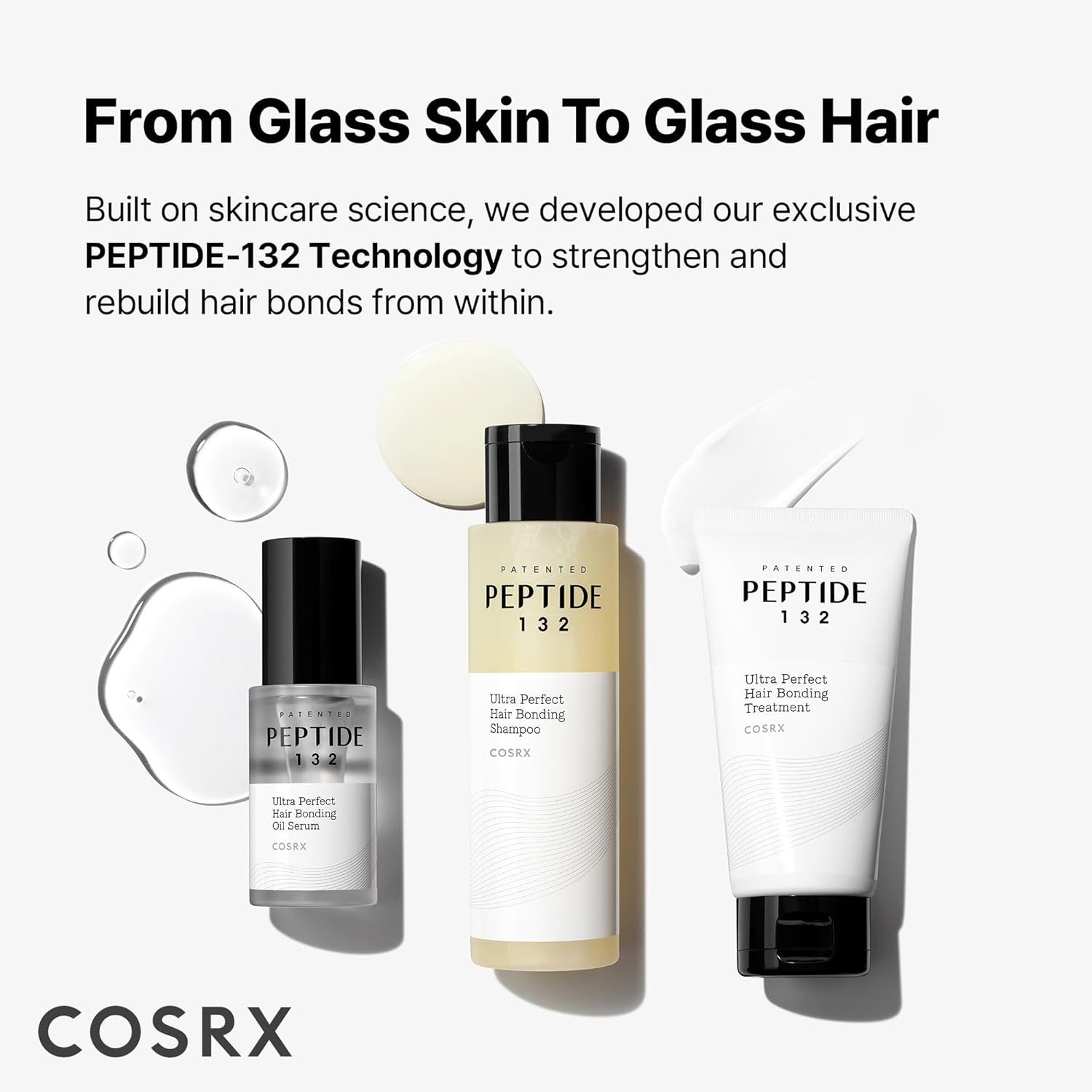 image:imageCOSRX PEPTIDE 132 Hair Care Kit Scalp Care Shampoo Treatment amp Serum Keratin amp Peptide Care for Damaged Dry Hair Dandruff amp Itchy Scalp Relief Split End Strengthening Hair Gift SetFull Size