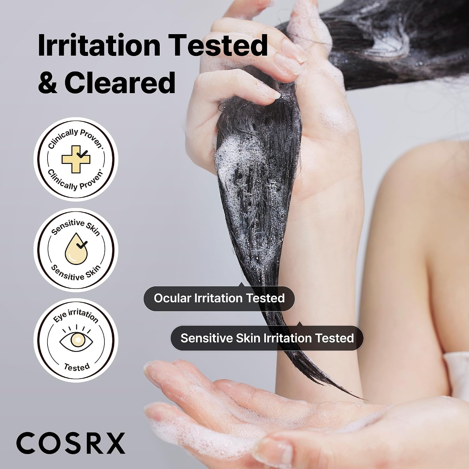 image:imageCOSRX PEPTIDE 132 Hair Shampoo amp Conditioner Set Double Size 2136 fl oz Dry Scalp Shampoo Keratin Hair Treatment Daily Peptide Scalp Care for Dandruff Itchy or Flaky Scalp