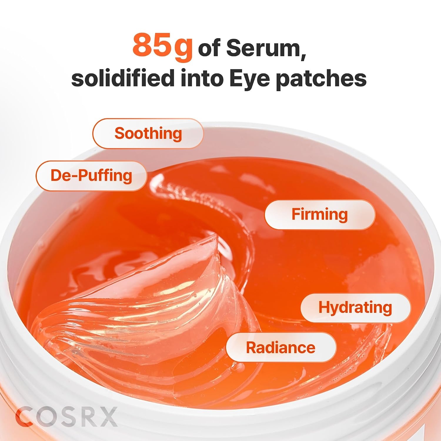 image:imageCOSRX Pink Peptides Collagen Hydrogel Eye Patch 2 Pack for Puffy Eyes Cooling amp Firming Under Eye Patches with 4Peptide amp Caffeine Depuffing Gel Eye Mask Korean Skin CarePDRN Eye Patch