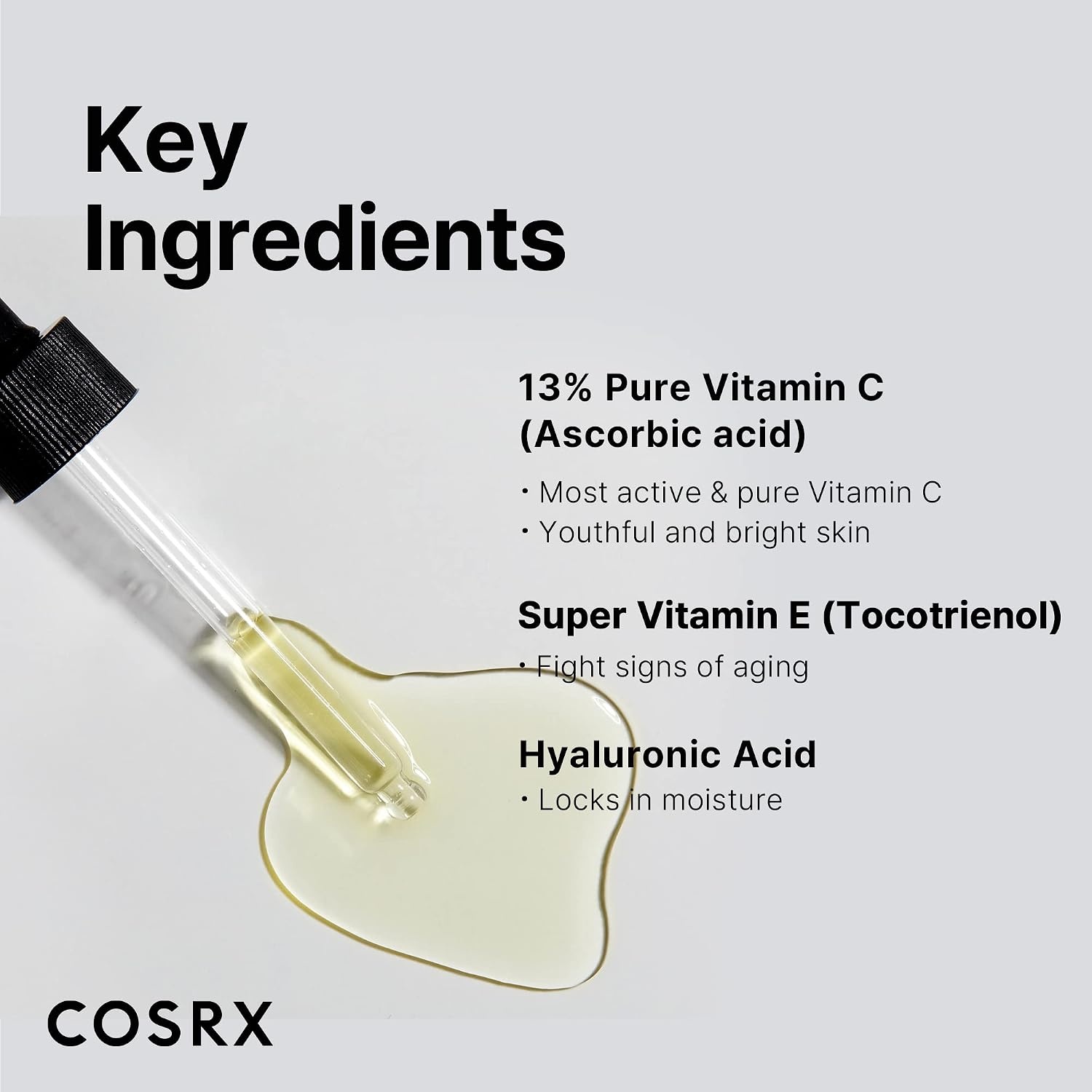 image:imageCOSRX Post Acne Mark Recovery Snail Mucin 96 Essence Vitamin C 13 Serum Intensive Hydrating for Fine lines Hyperpigmentation After Blemish Care