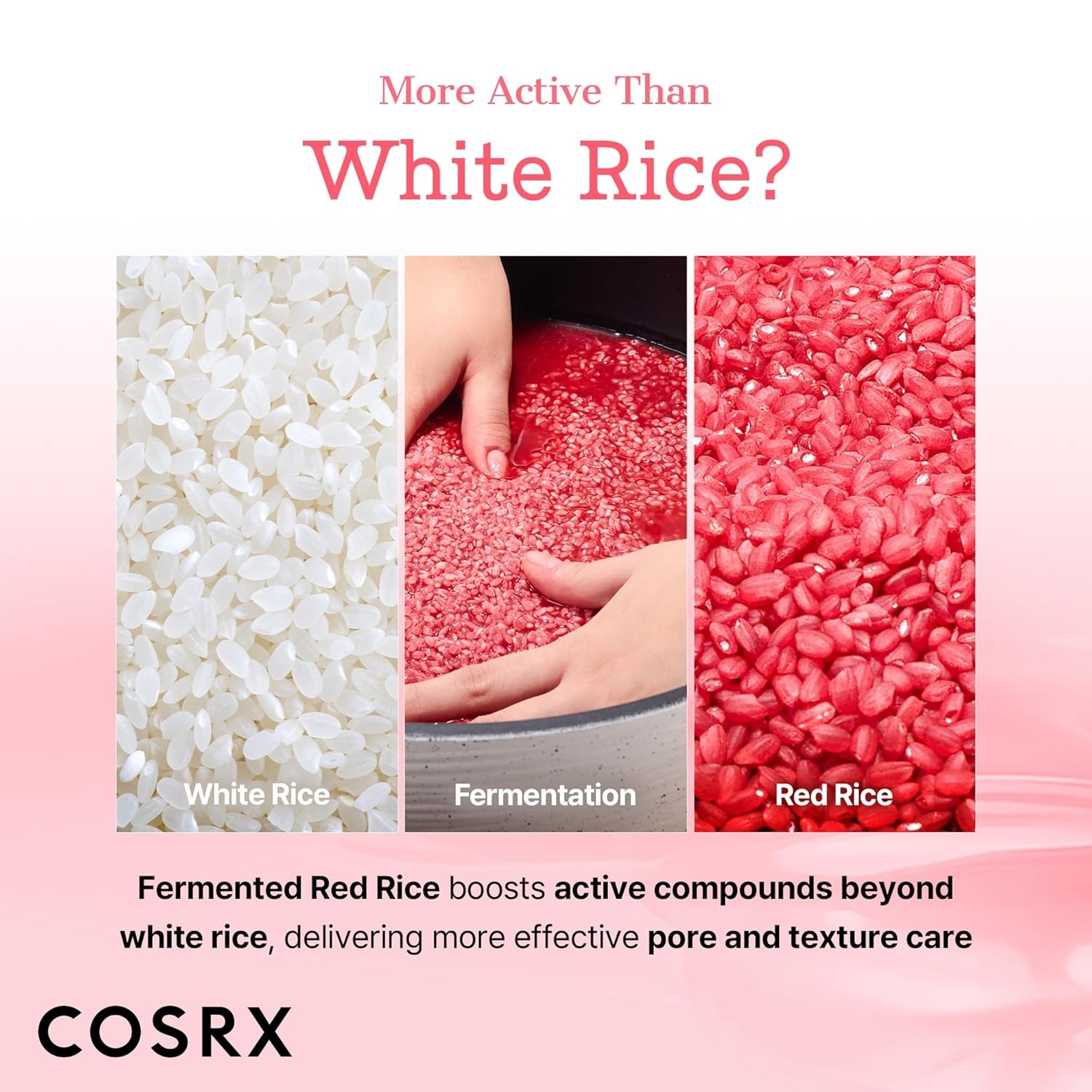 image:imageCOSRX Red Rice Pore Cleansing Duo Low pH Deep Cleanser amp Peel Shot Blackhead Remover Face Exfoliator amp Pore Minimizer with Red Rice amp Inositol