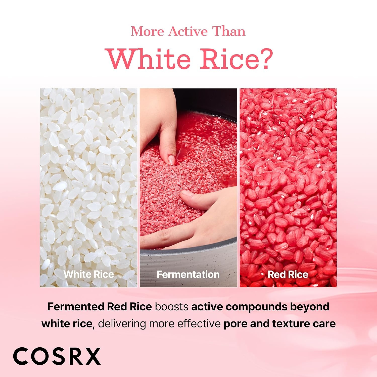 image:imageCOSRX Red Rice Pore Peel Shot Blackhead Remover AHA BHA PHA 27 fl oz 94 Dead Skin Cell Reduction Gentle Face Exfoliator with Rice Extract Inositol Pore Minimizer Korean Skin Care