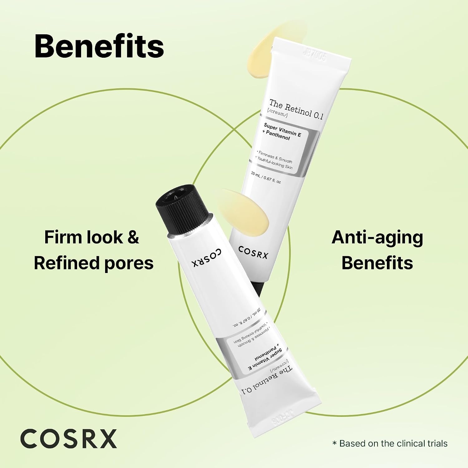 image:imageCOSRX Retinol 01 Cream AntiAging Eye amp Neck Cream 067 floz Retinoid Treatment to Firm Skin Reduce Wrinkles Fine Lines Signs of Aging Gentle Daily Korean Skin Care
