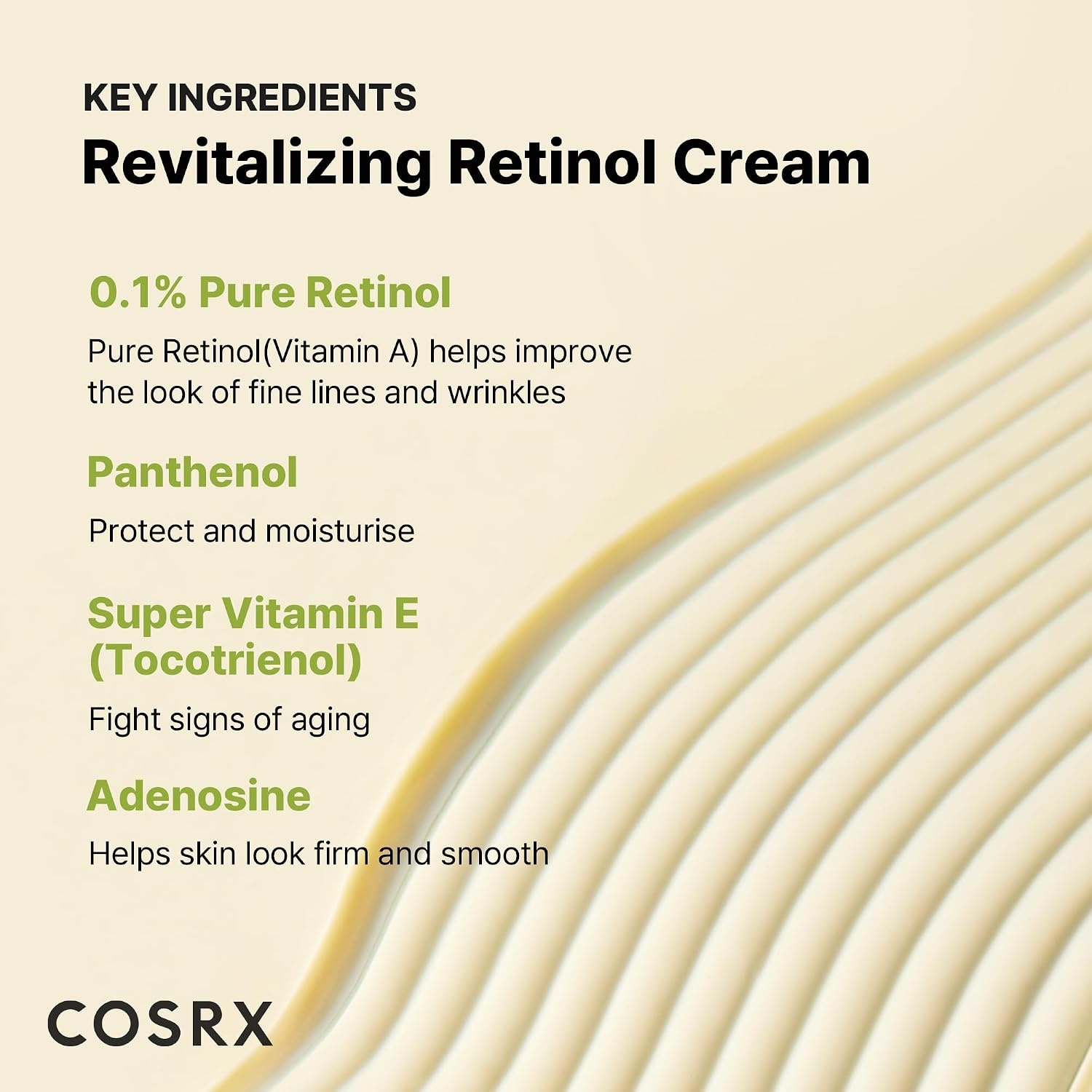 image:imageCOSRX Retinol 01 Cream AntiAging Eye amp Neck Cream 067 floz Retinoid Treatment to Firm Skin Reduce Wrinkles Fine Lines Signs of Aging Gentle Daily Korean Skin Care