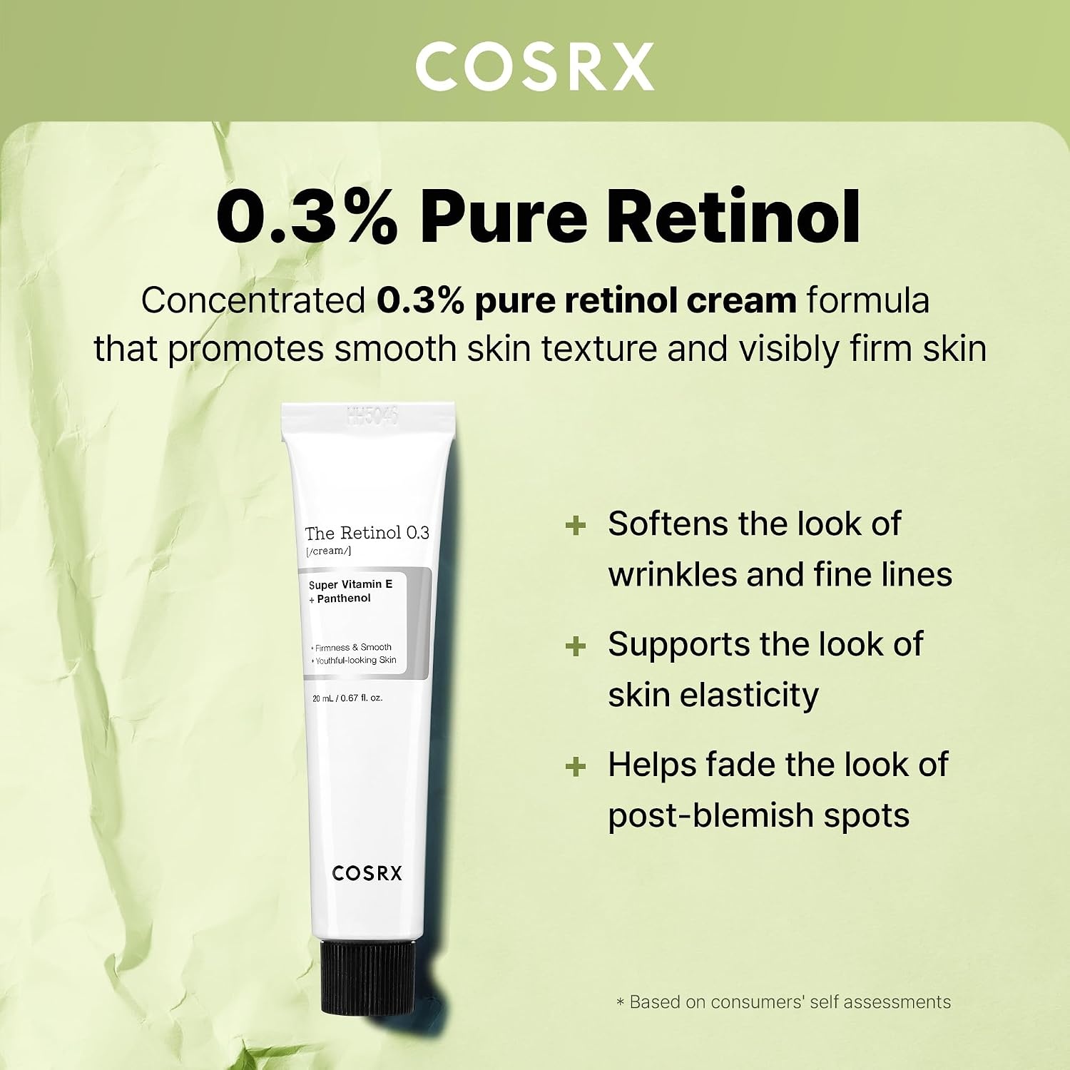 image:imageCOSRX Retinol 03 Cream AntiAging Eye amp Neck Cream 067 floz Retinoid Treatment to Firm Skin Reduce Wrinkles Fine Lines Signs of Aging Gentle Daily Korean Skin Care