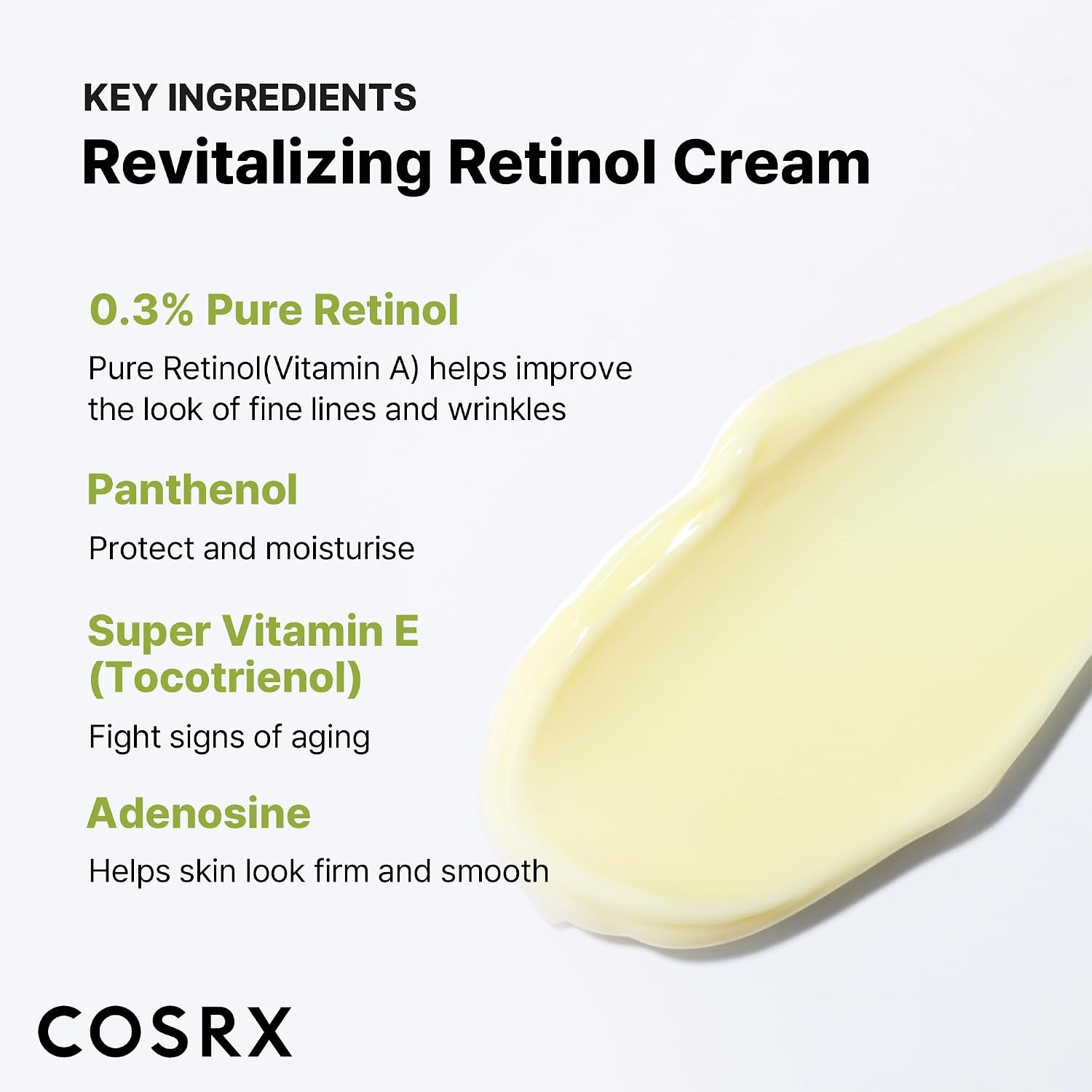 image:imageCOSRX Retinol 03 Cream AntiAging Eye amp Neck Cream 067 floz Retinoid Treatment to Firm Skin Reduce Wrinkles Fine Lines Signs of Aging Gentle Daily Korean Skin Care