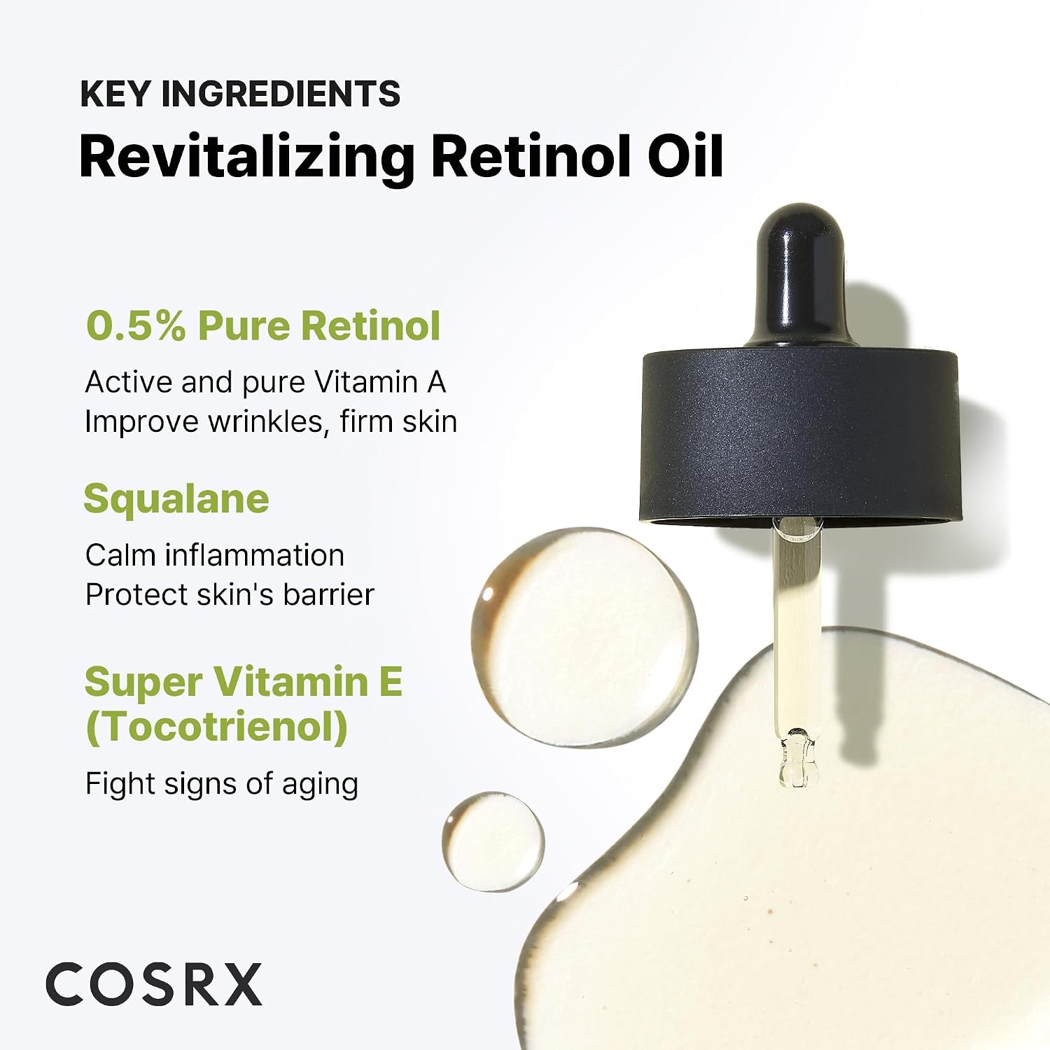 image:imageCOSRX Retinol 05 Oil AntiAging Serum Fine Lines amp Firmness067 floz Retinoid Treatment to Firm Skin Reduce Wrinkles Fine Lines Signs of Aging Gentle Daily Korean Skin Care