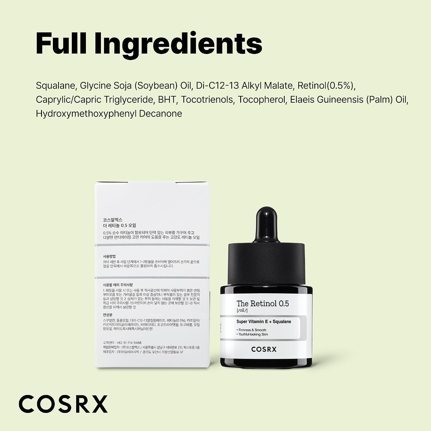 image:imageCOSRX Retinol 05 Oil AntiAging Serum Fine Lines amp Firmness067 floz Retinoid Treatment to Firm Skin Reduce Wrinkles Fine Lines Signs of Aging Gentle Daily Korean Skin Care