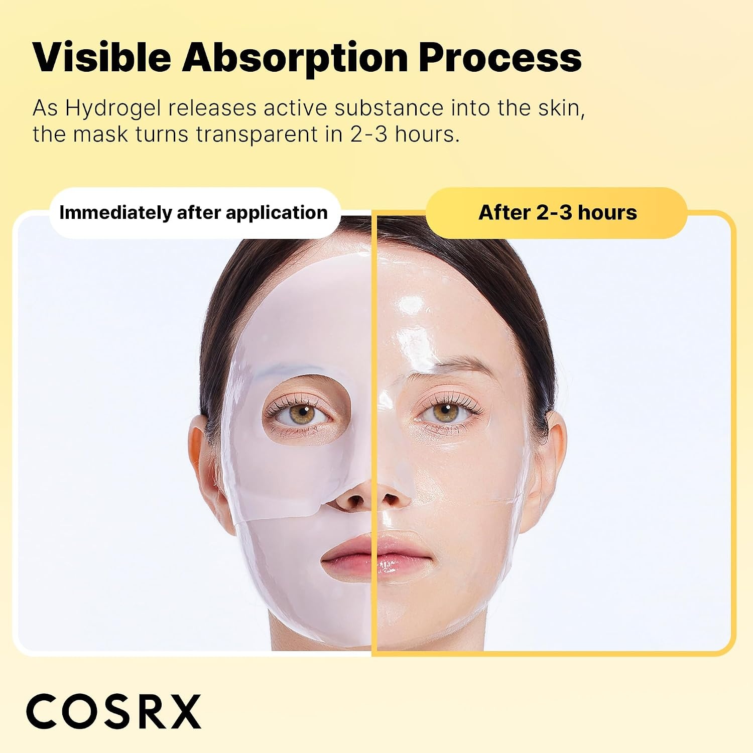 image:imageCOSRX Snail 96 Essence Hydrogel Mask 3EA Advanced Snail 96 Mucin Serum and Glass Glow Hydrogel Collagen Face Masks Travel Essentials Stocking Stuffers Korean Skin Care