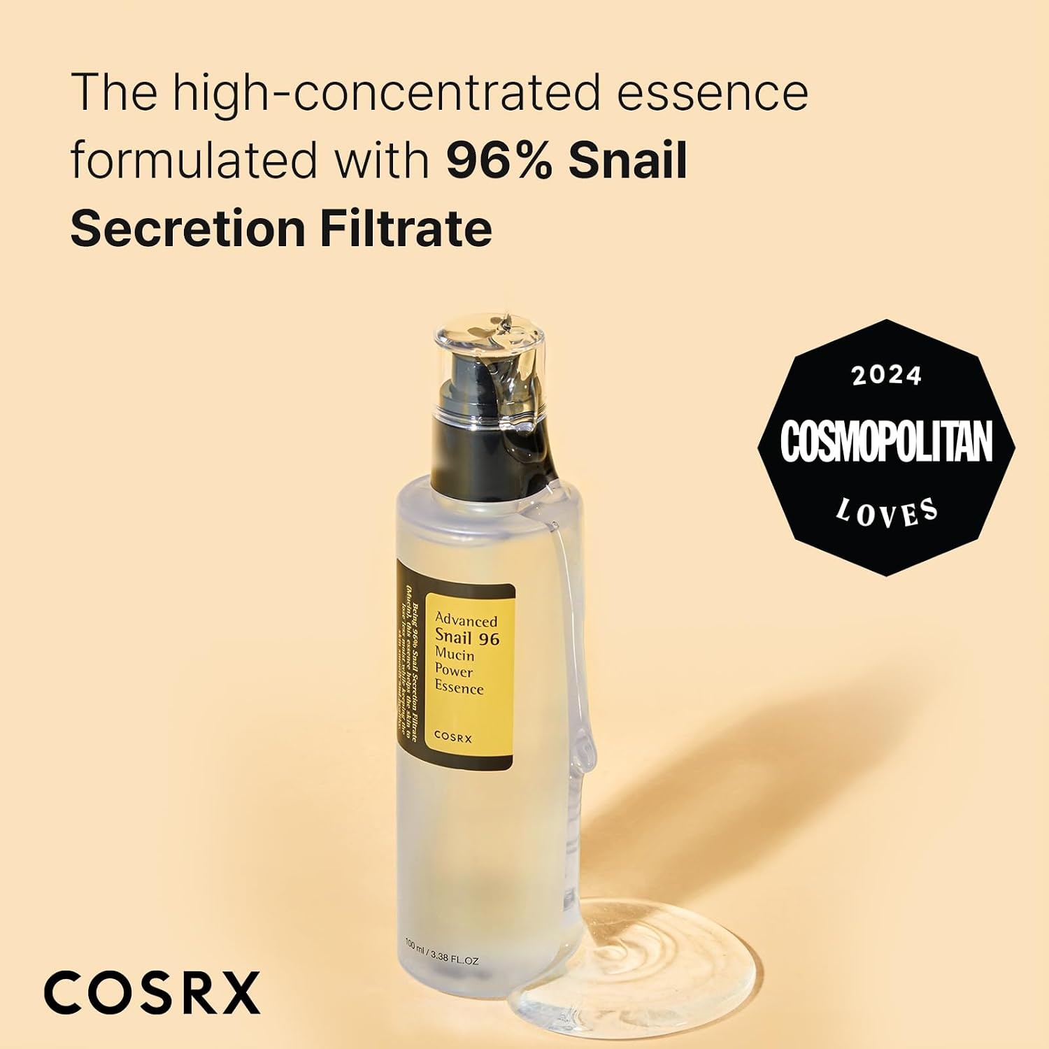image:imageCOSRX Snail Glow Booster Duo Snail Mucin 96 Power Repairing Essence 338 floz Miniature 6X Peptide Skin Booster Serum 1 floz