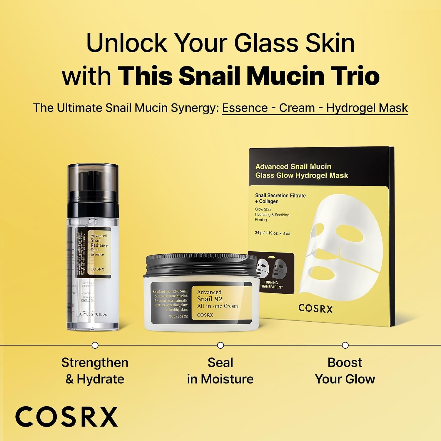 image:imageCOSRX Snail Mucin 74 Niacinamide 5 Dual Face Serum 27 oz Antiaging Face Serum for Dull Skin Sensitive Skin Korean Skin Care