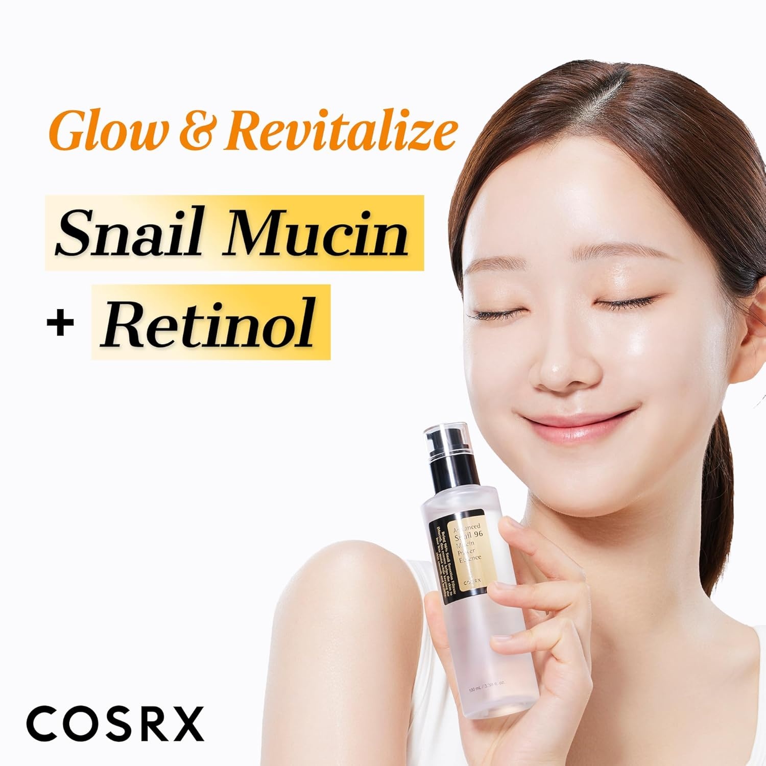 image:imageCOSRX Snail Mucin 96 Repairing Serum for Sooothing amp Hydrating 338 oz Snail Secretion Filtrate for Dull Skin amp Fine Lines Korean Skin Care338 Fl Oz Pack of 2