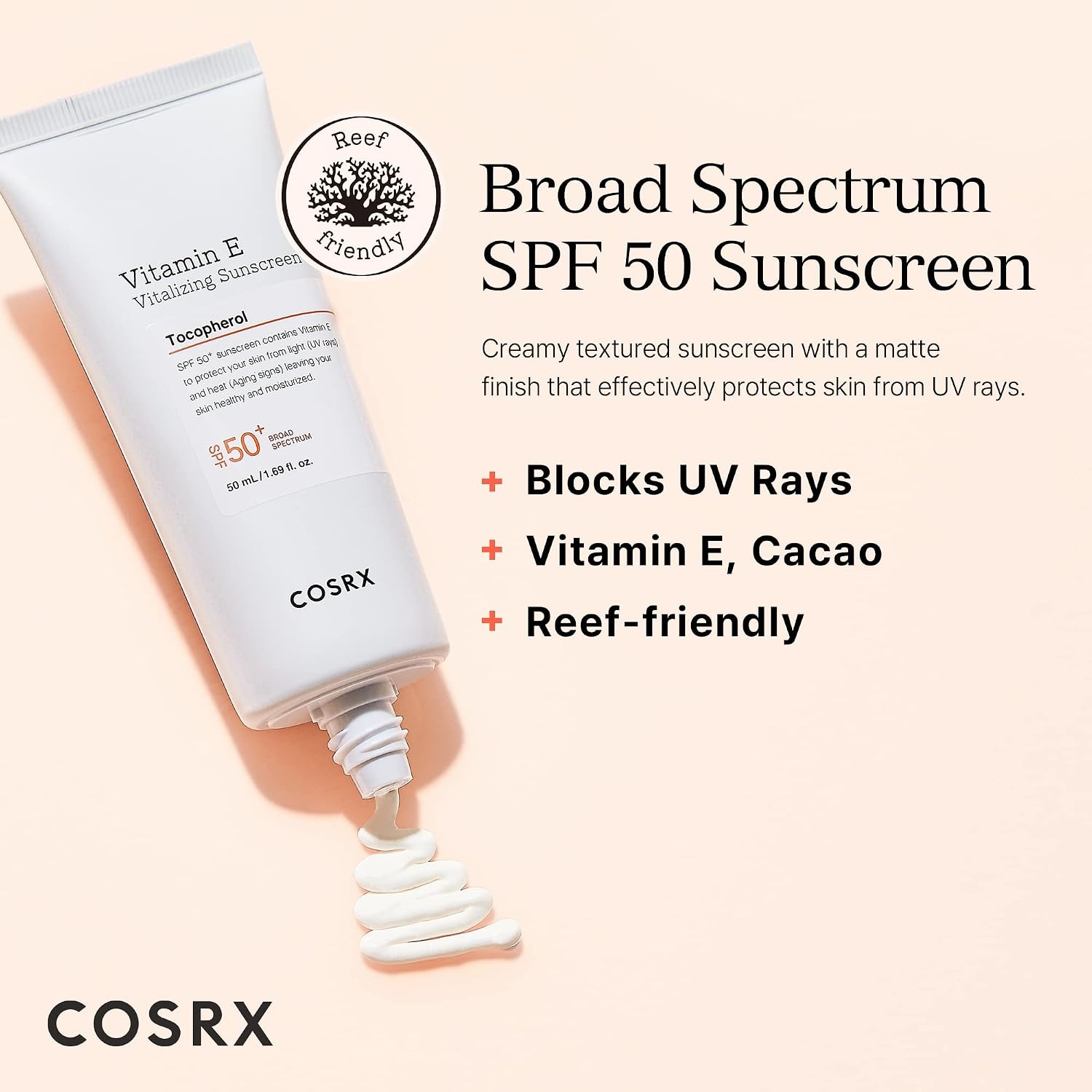 image:imageCOSRX Vitamin E Vitalizing Face Sunscreen SPF 50 2 Alpha Arbutin Discoloration Care Serum