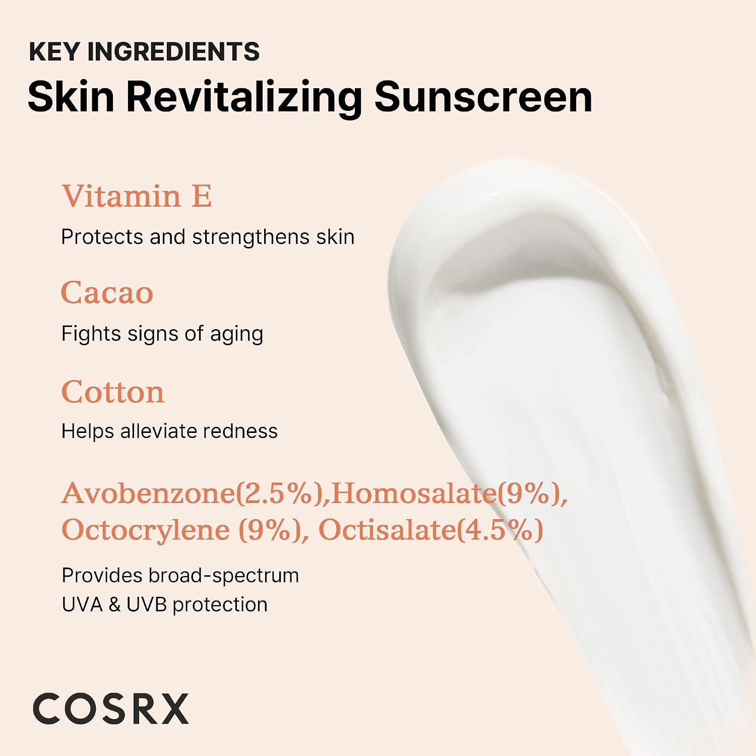 image:imageCOSRX Vitamin E Vitalizing Face Sunscreen SPF 50 2 Alpha Arbutin Discoloration Care Serum
